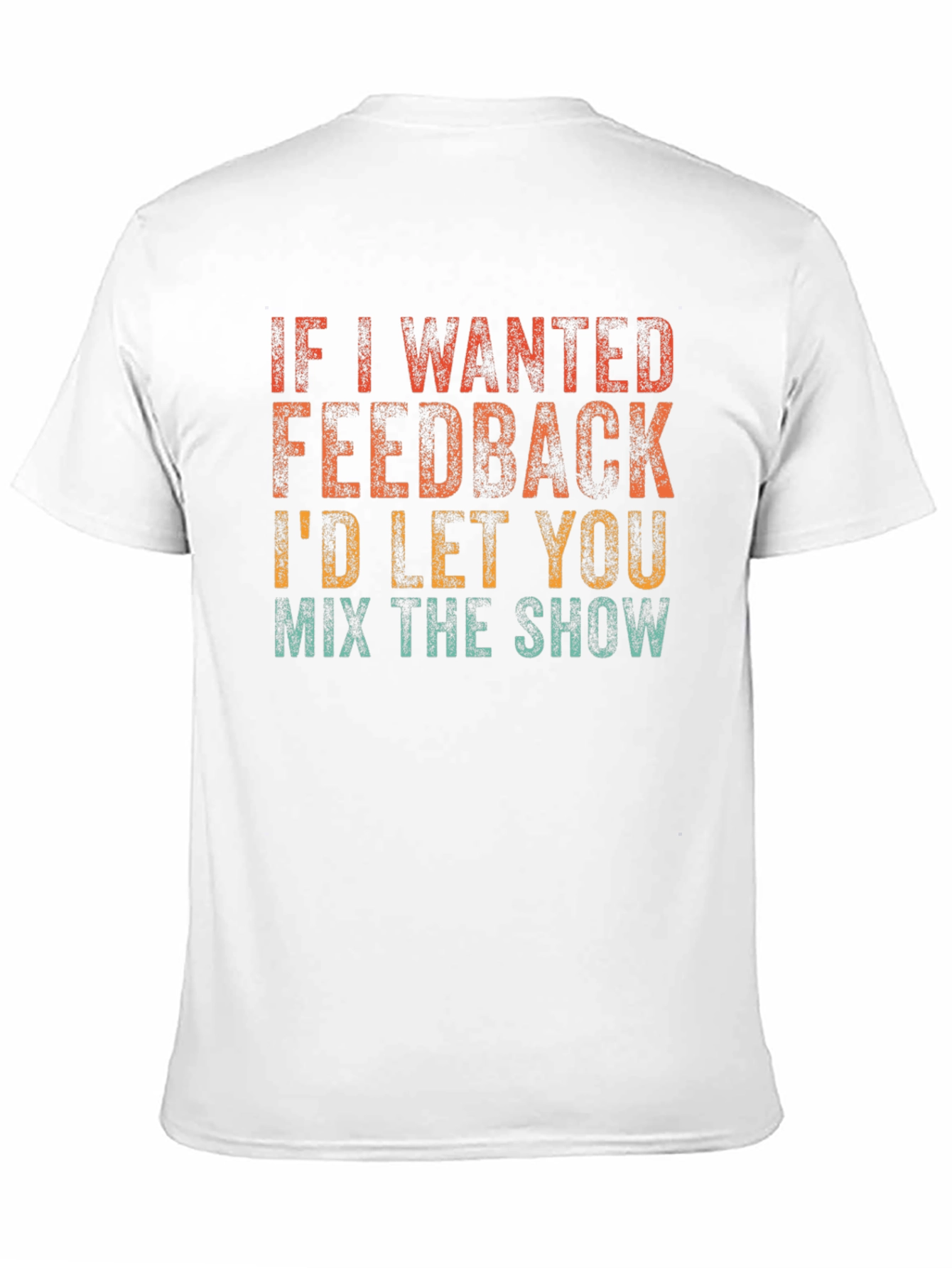 Black Feedback Mix Show Graphic T-Shirt view 11