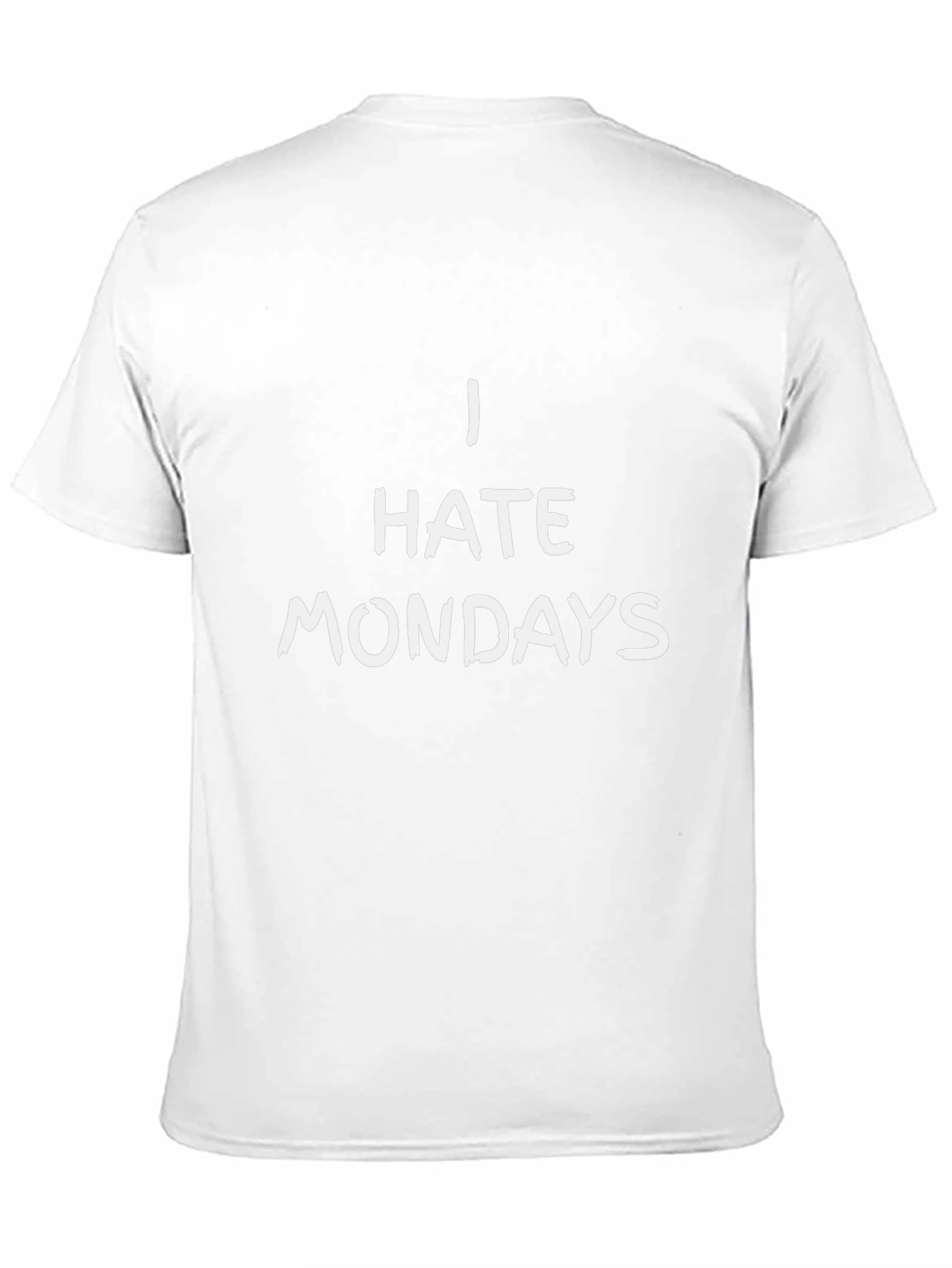 Black I Hate Mondays Graphic T-Shirt - Black Casual Tee view 11