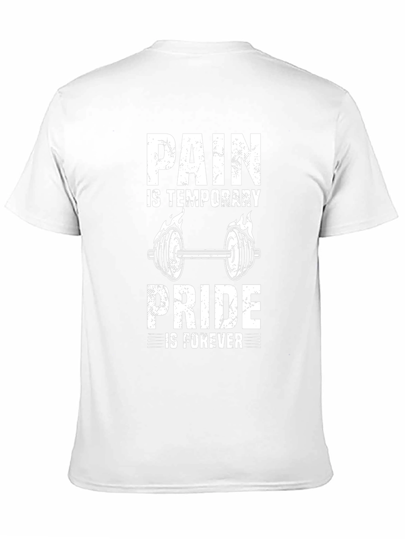 Black Pain Is Temporary Pride Is Forever Gym Workout T-Shirt view 11