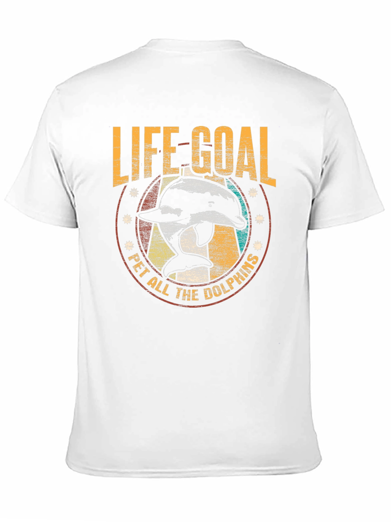 Black Life Goal Pet All The Dolphins T-Shirt view 11