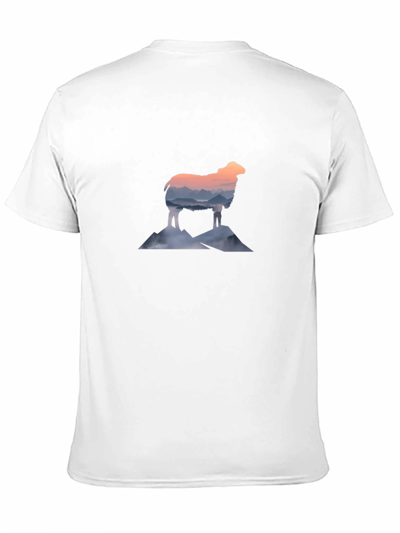 Black Mountain Sheep Graphic Tee - Stylish Black T-Shirt view 11