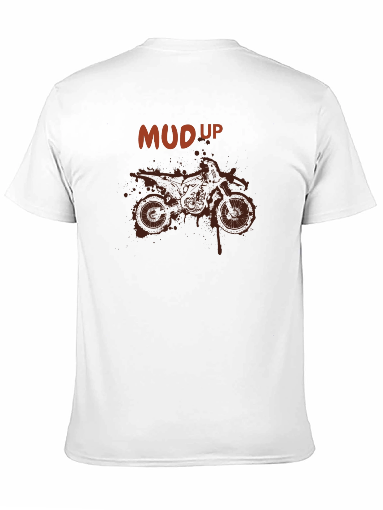Black Mud Up Motocross T-Shirt - Dirt Bike Graphic Tee view 11