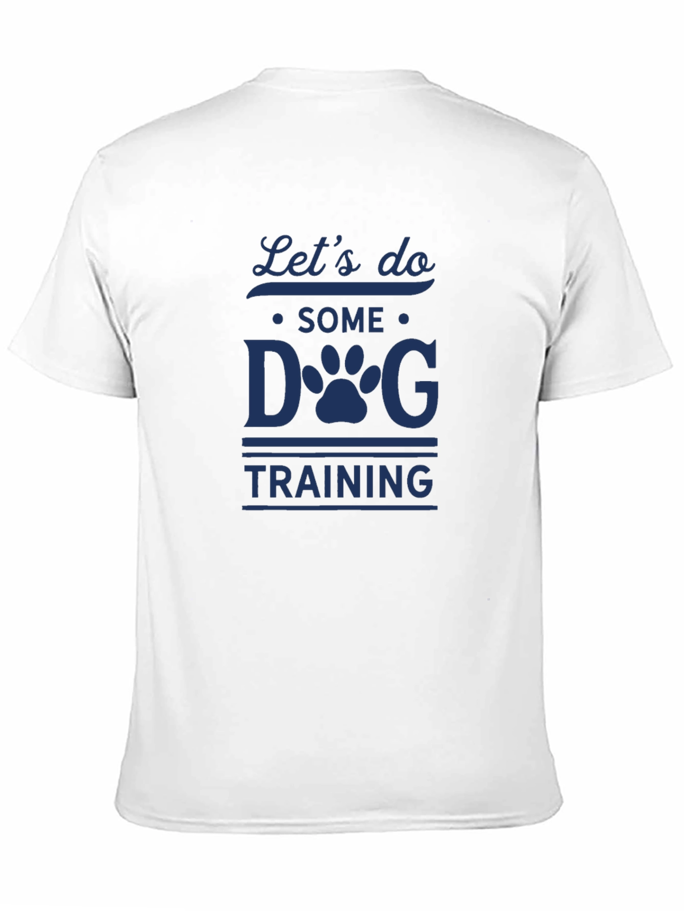 Black Let's Do Some Dog Training T-Shirt - Black view 11