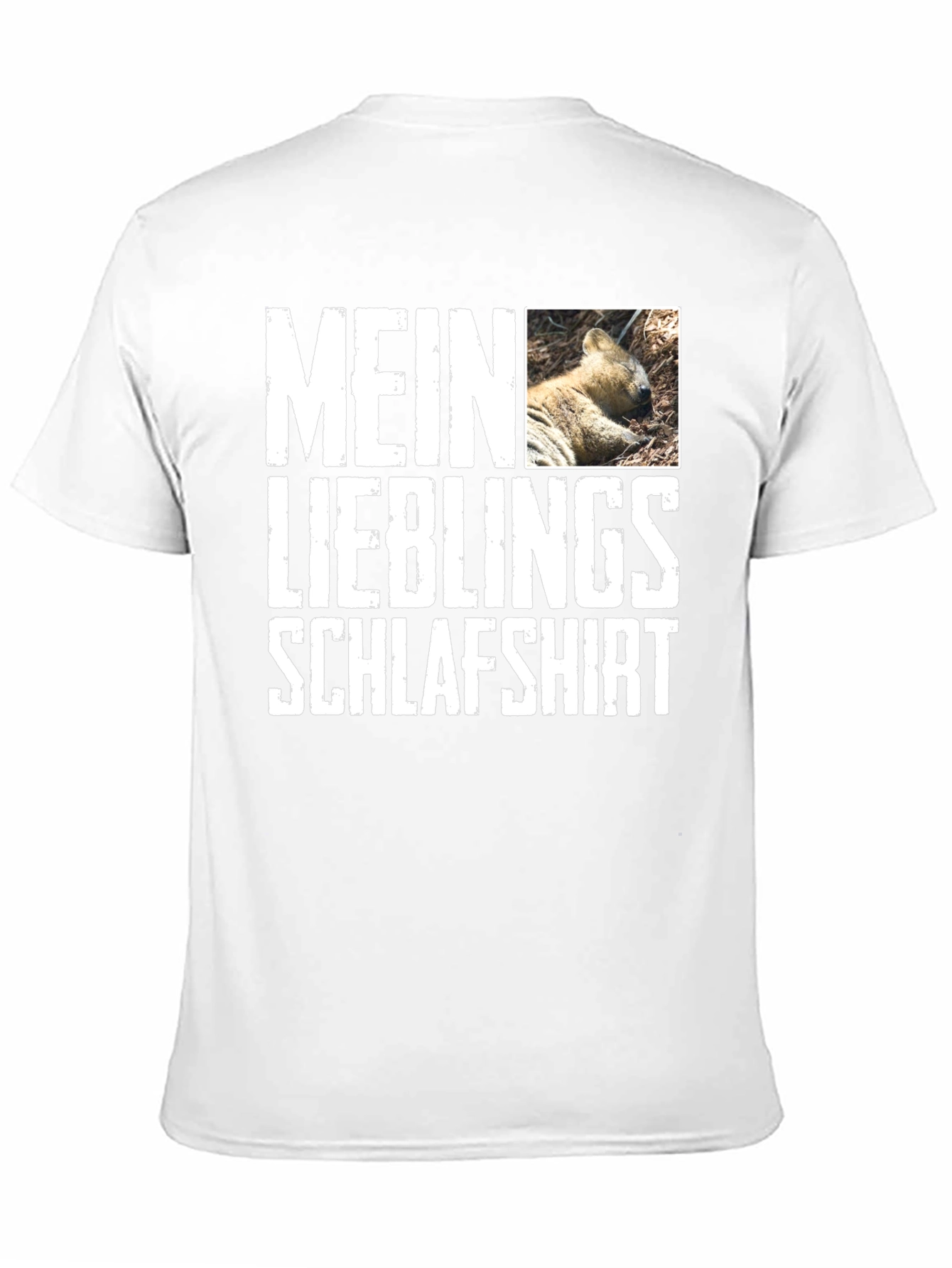 Mein Lieblings Schlafshirt Black Graphic Tee - 11