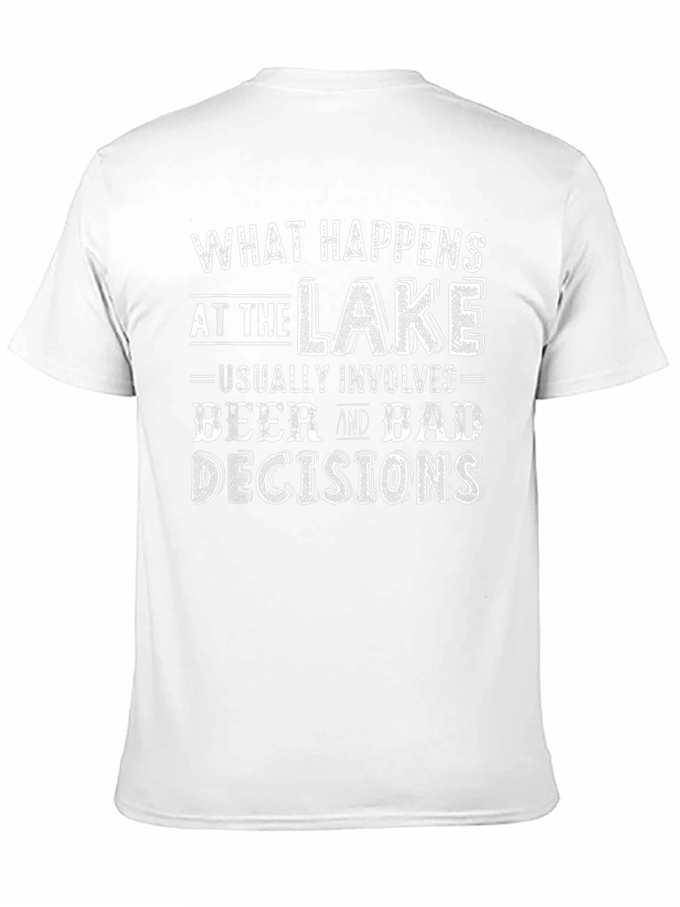 Black Lake Life T-Shirt - Beer & Bad Decisions view 11
