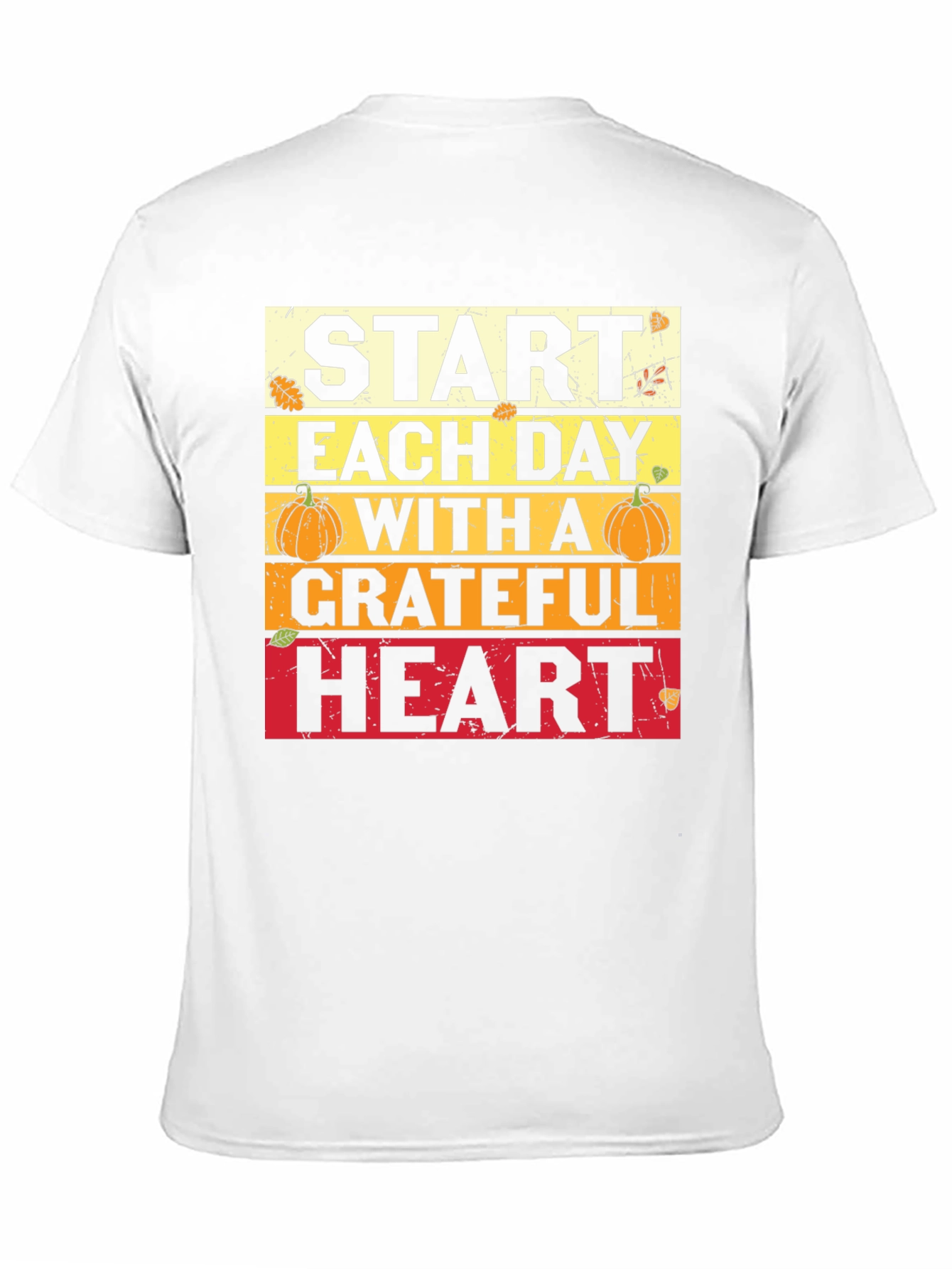 Black Grateful Heart Graphic Tee - Thanksgiving T-Shirt view 11