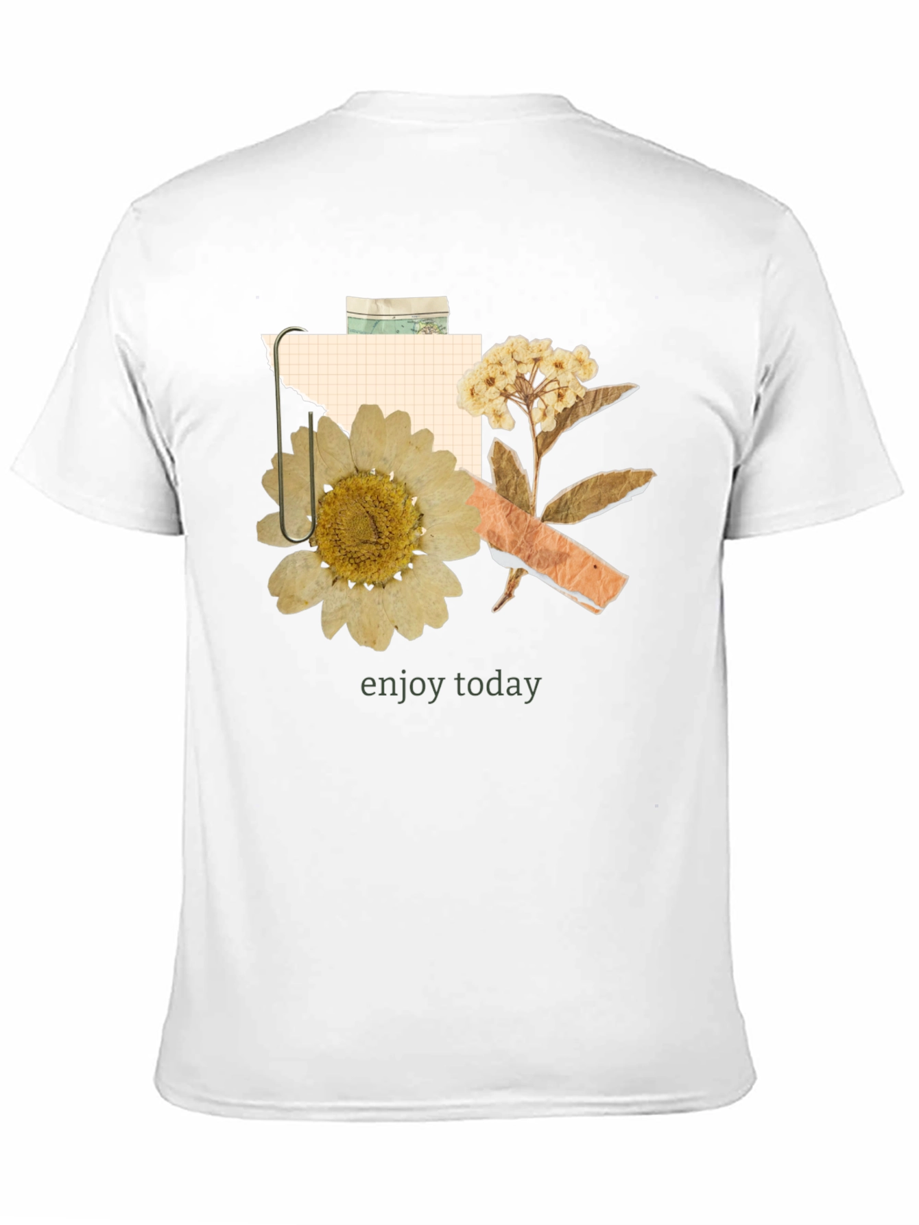 Black Floral Collage Graphic T-Shirt - Enjoy Today Tee view 11