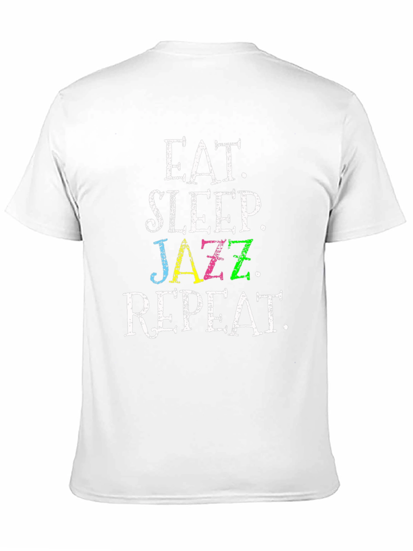 Black Eat Sleep Jazz Repeat Black T-Shirt view 11