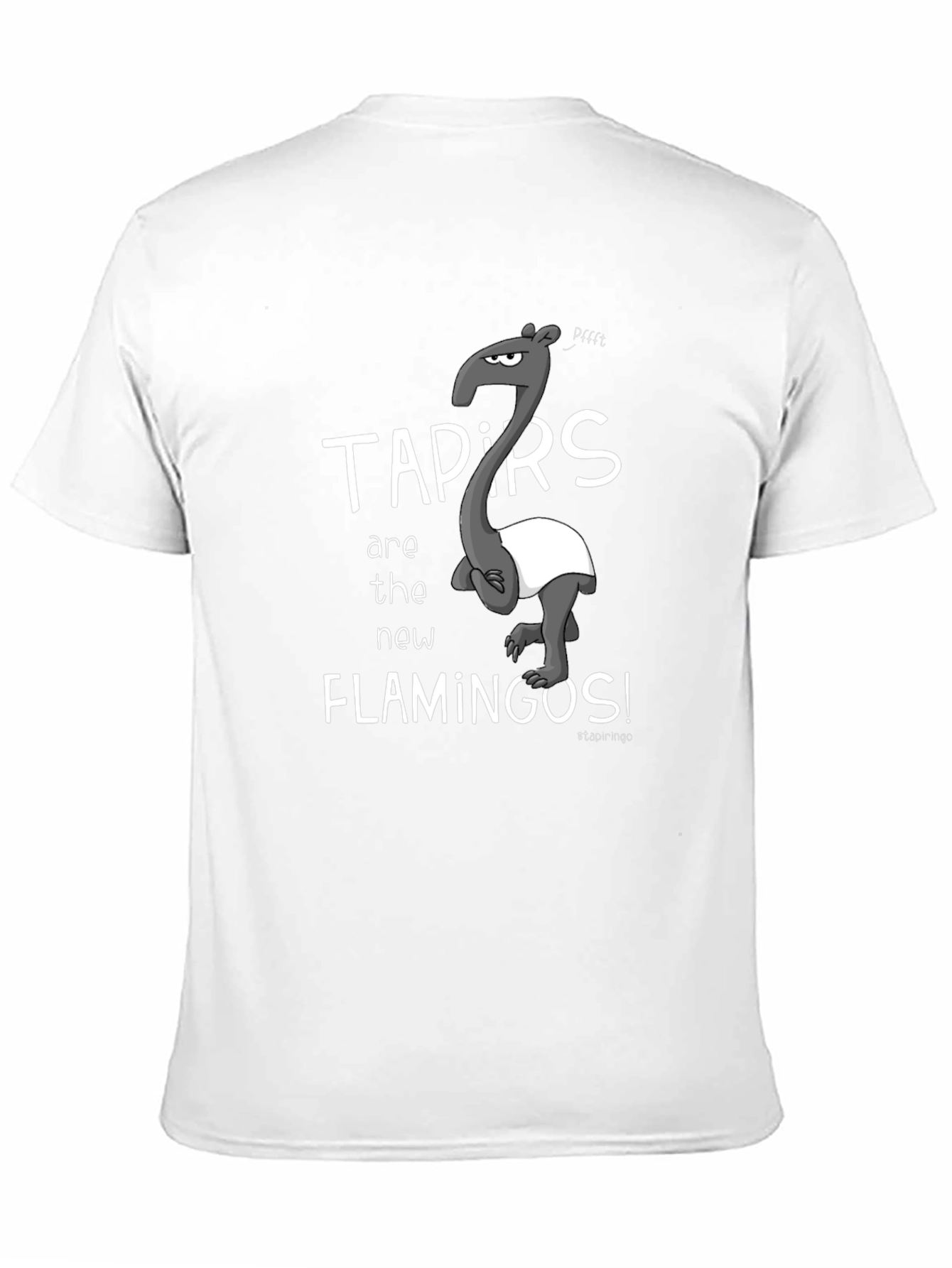 Black Tapirs are the New Flamingos! Graphic Tee view 11