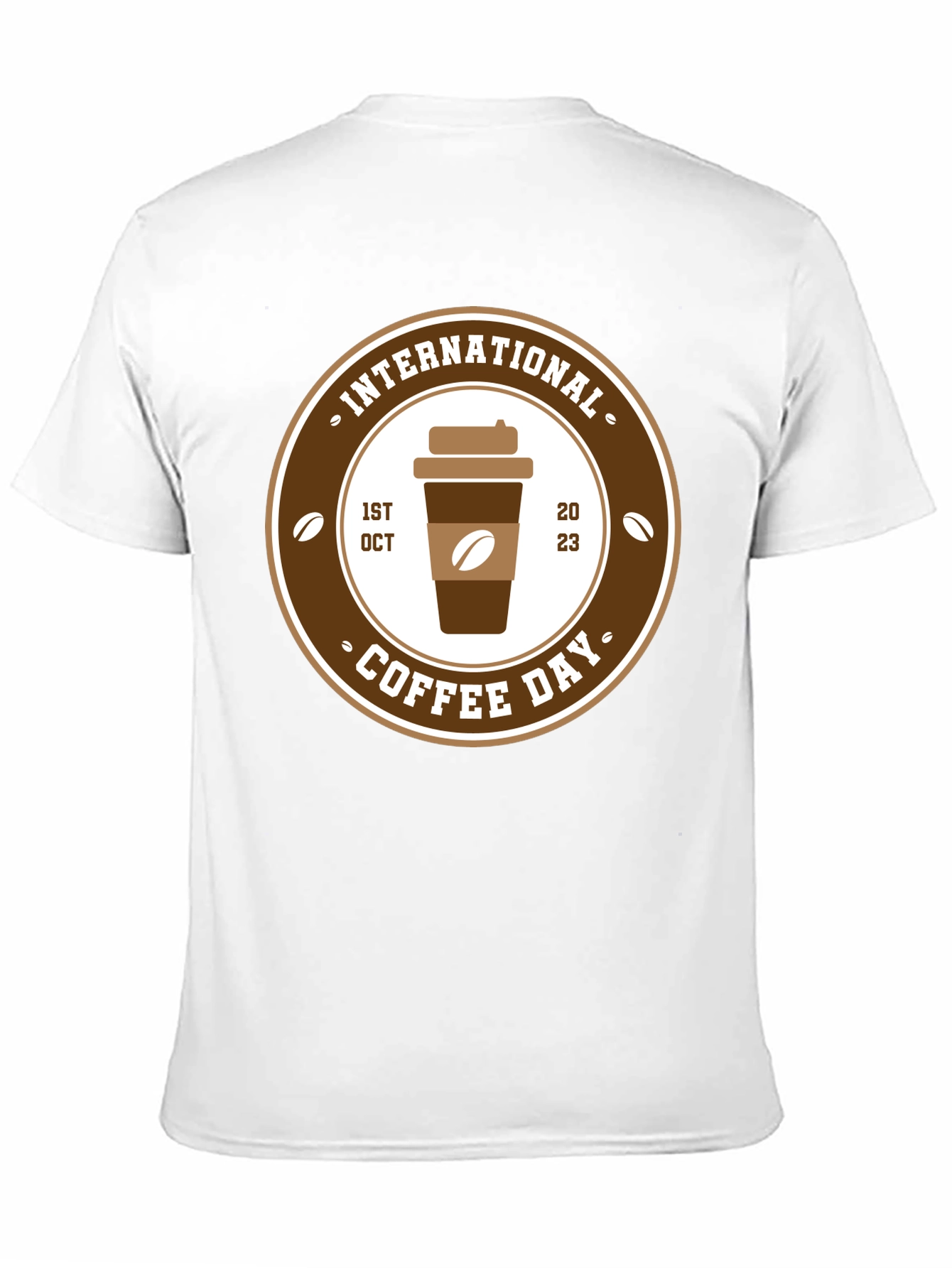 Black International Coffee Day T-Shirt - October 1st, 2023 view 11