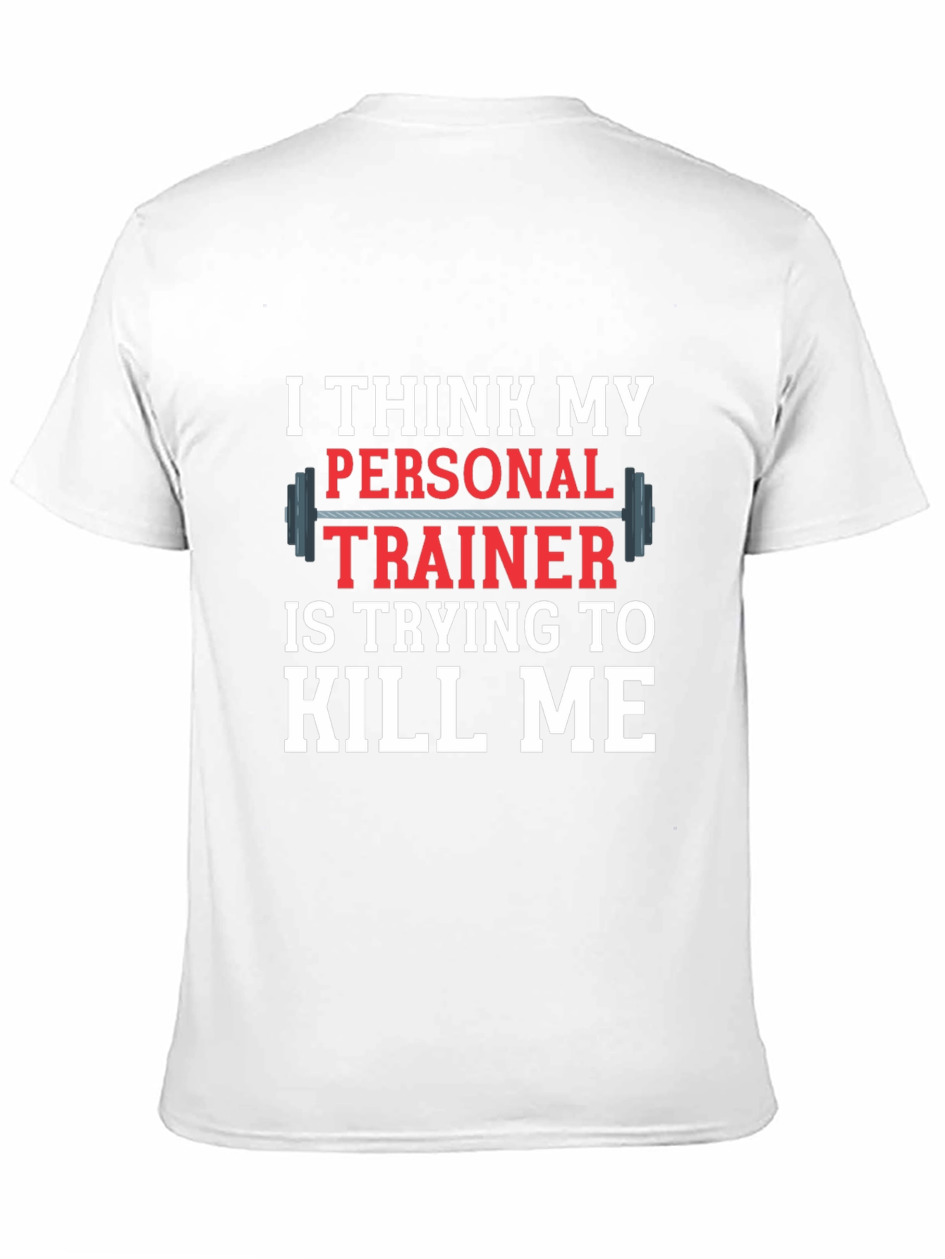 Black Funny Personal Trainer Gym T-Shirt view 11