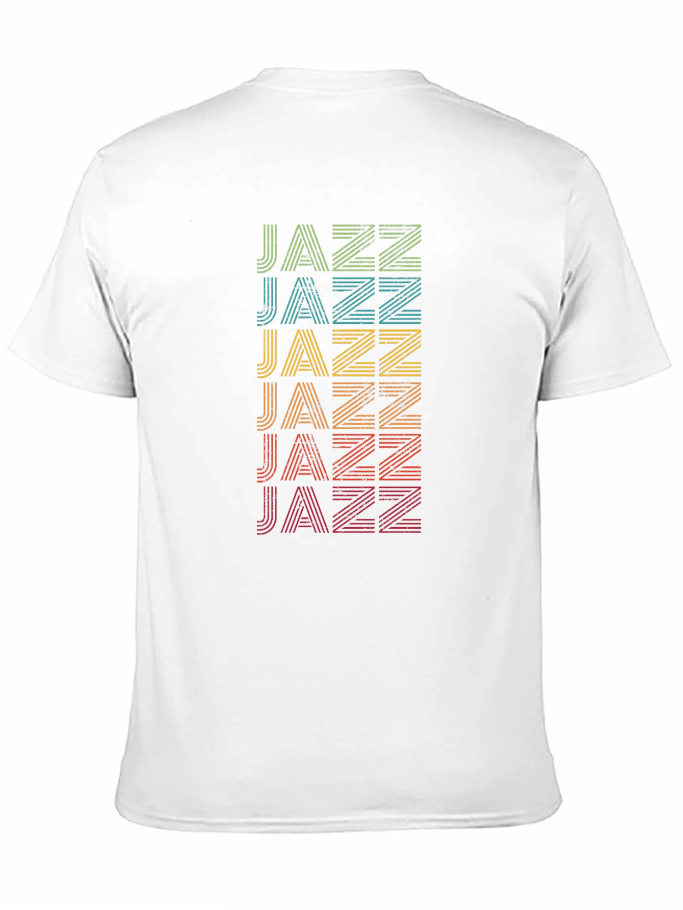Black Retro Jazz Music Graphic T-Shirt view 11