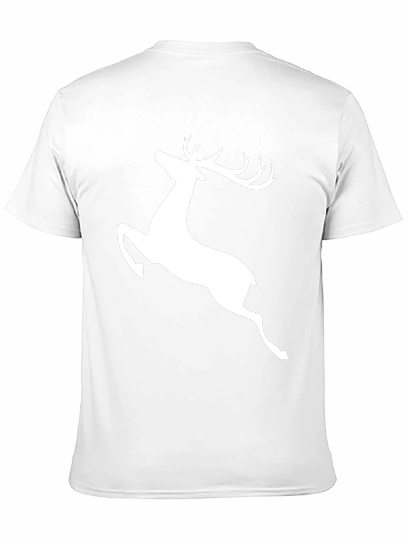 Black Black Deer Graphic Tee - Men's Casual T-Shirt view 11