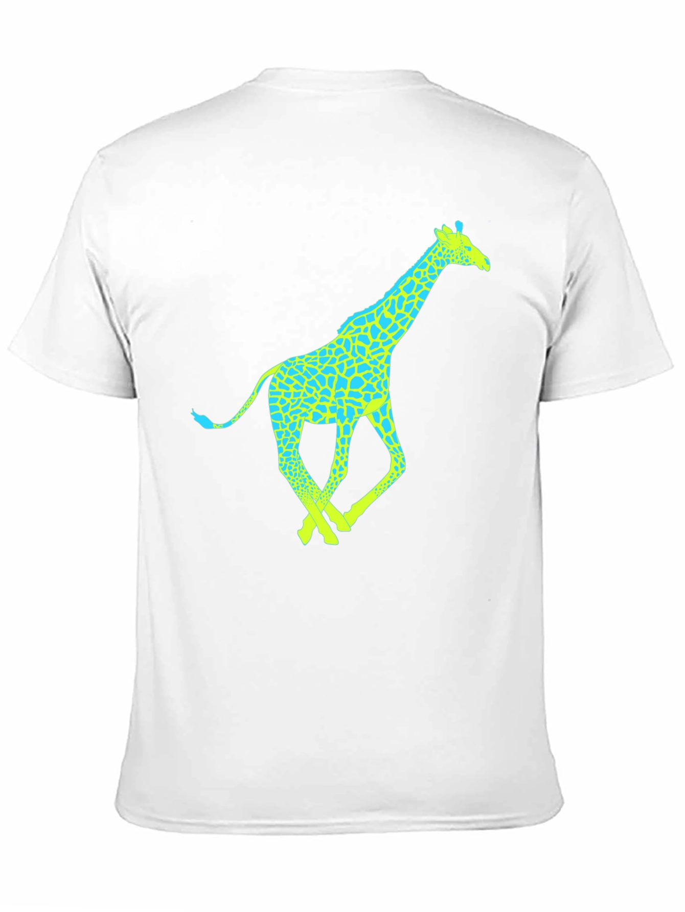 Black Giraffe Graphic Tee - Fun & Stylish Men's T-Shirt view 11