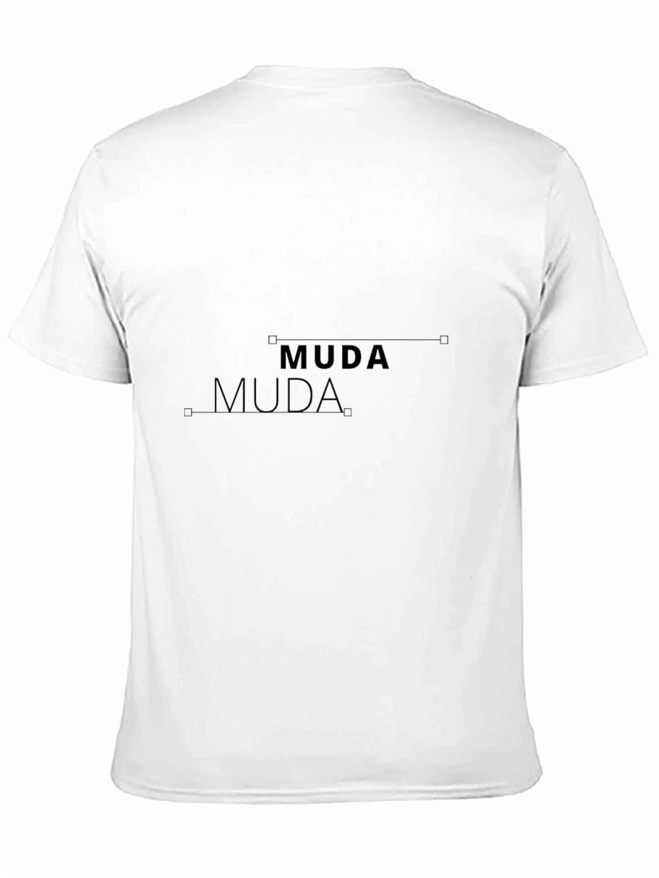 Black Muda Muda Graphic Tee - Black Cotton Comfort Fit view 11