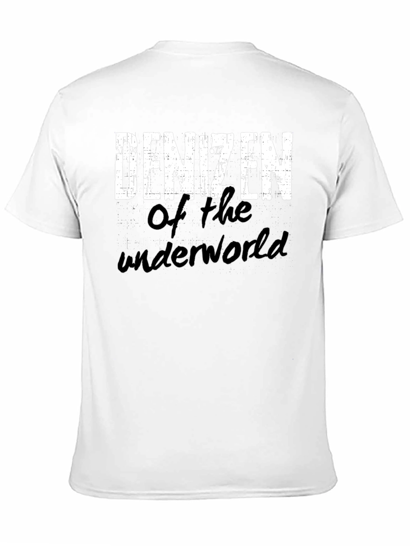 Black Denizen of the Underworld Graphic T-Shirt view 11