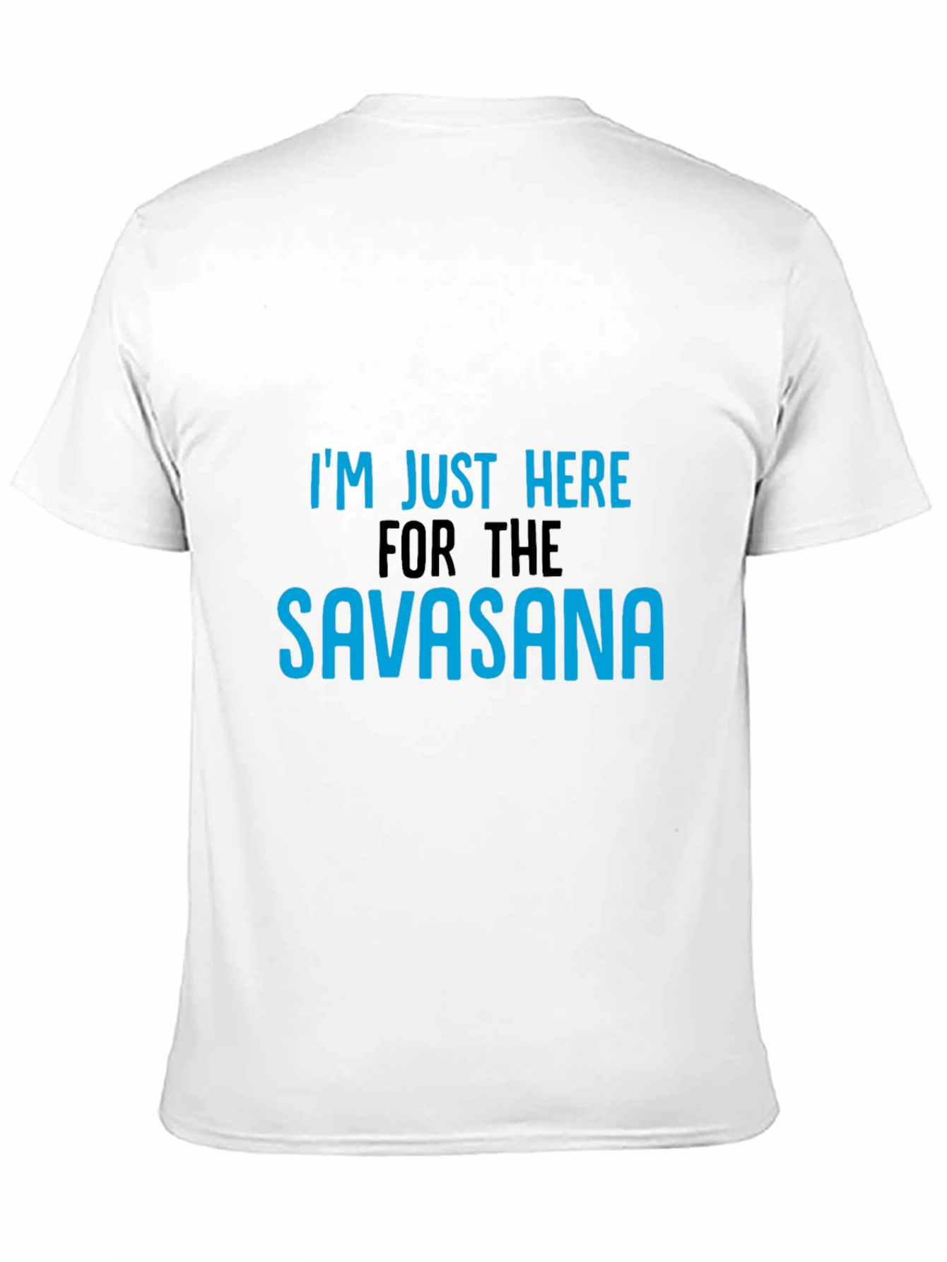 Black Savasana Yoga Tee - Funny Relaxation Shirt view 11