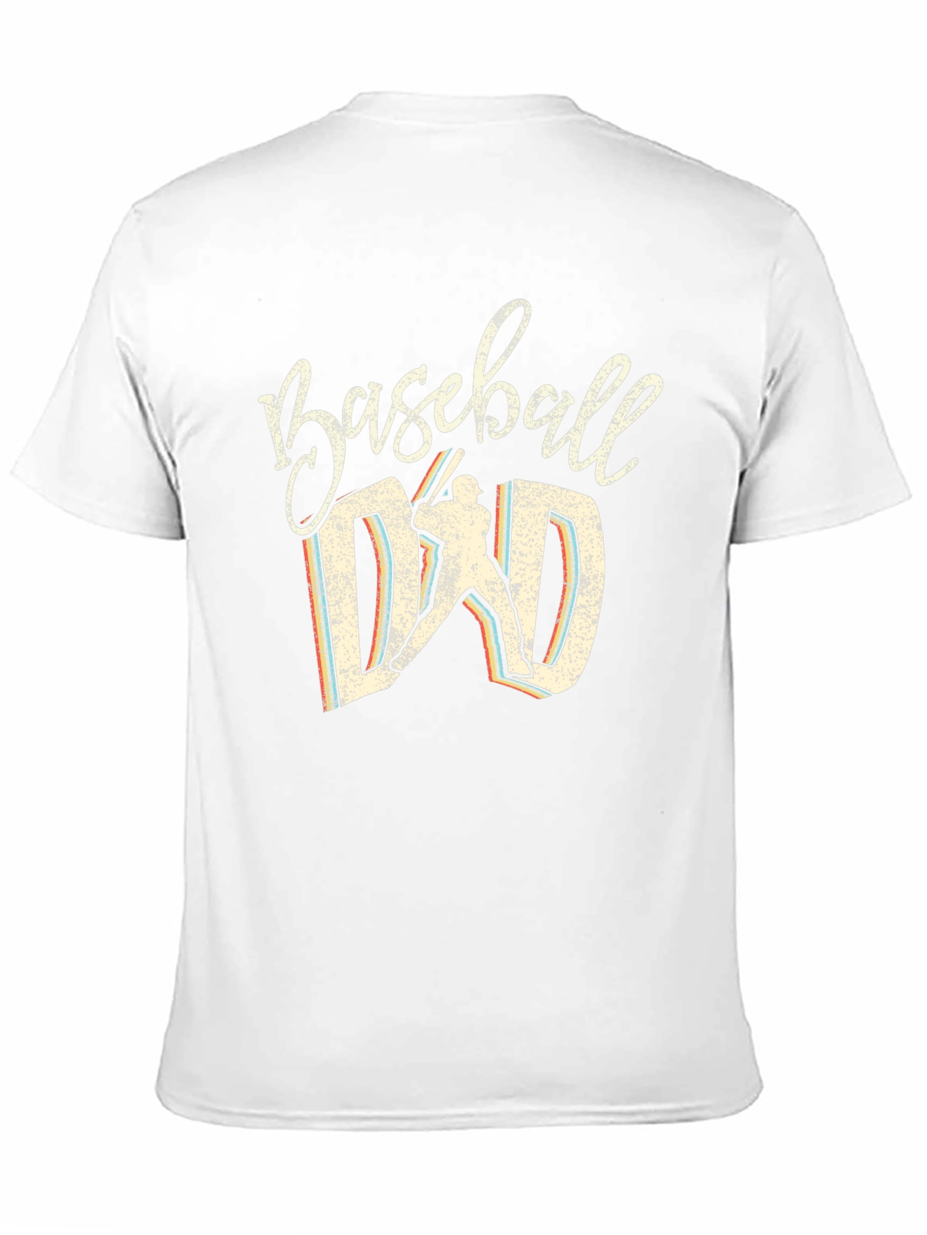 Black Baseball Dad Graphic Tee - Black Cotton view 11