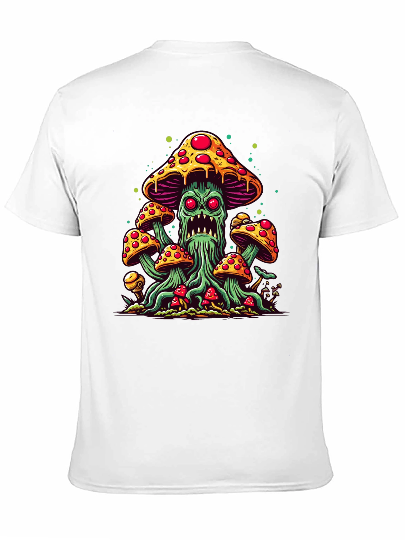 Black Funky Mushroom T-Shirt view 11