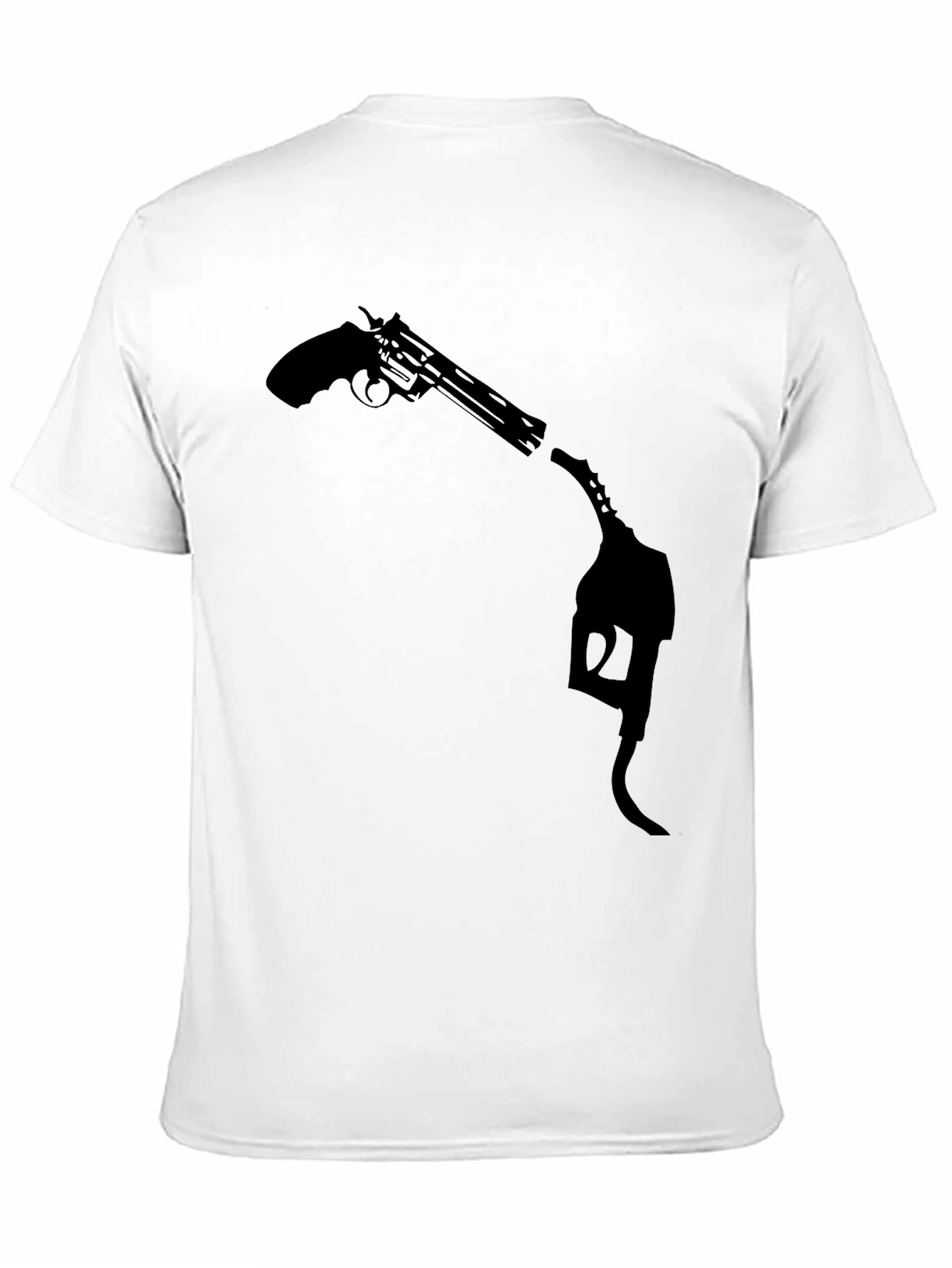 Gun and Gas Pump T-Shirt - Fuel Your Style! - 11