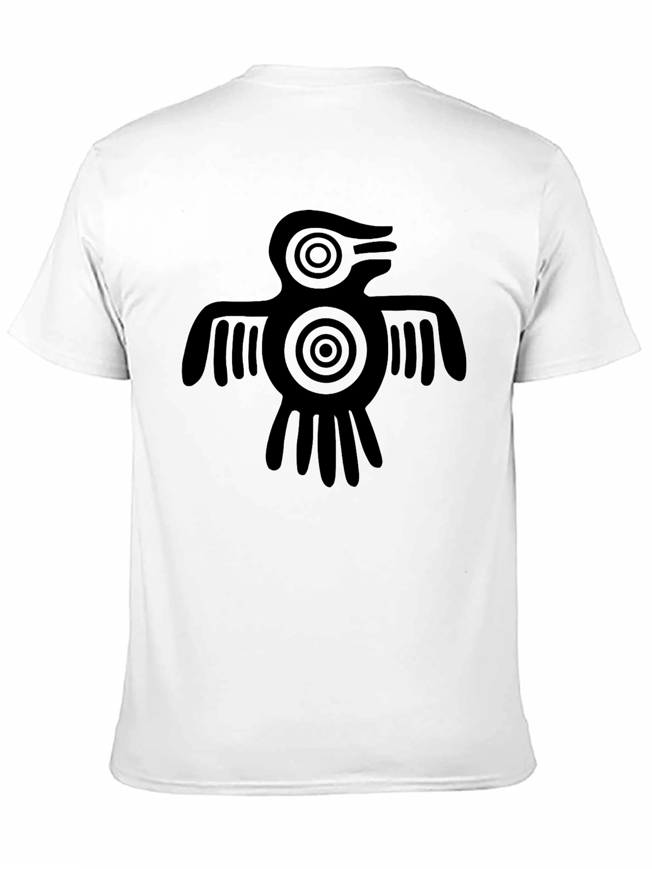 Black Aztec Bird Graphic Tee - Black T-Shirt view 11