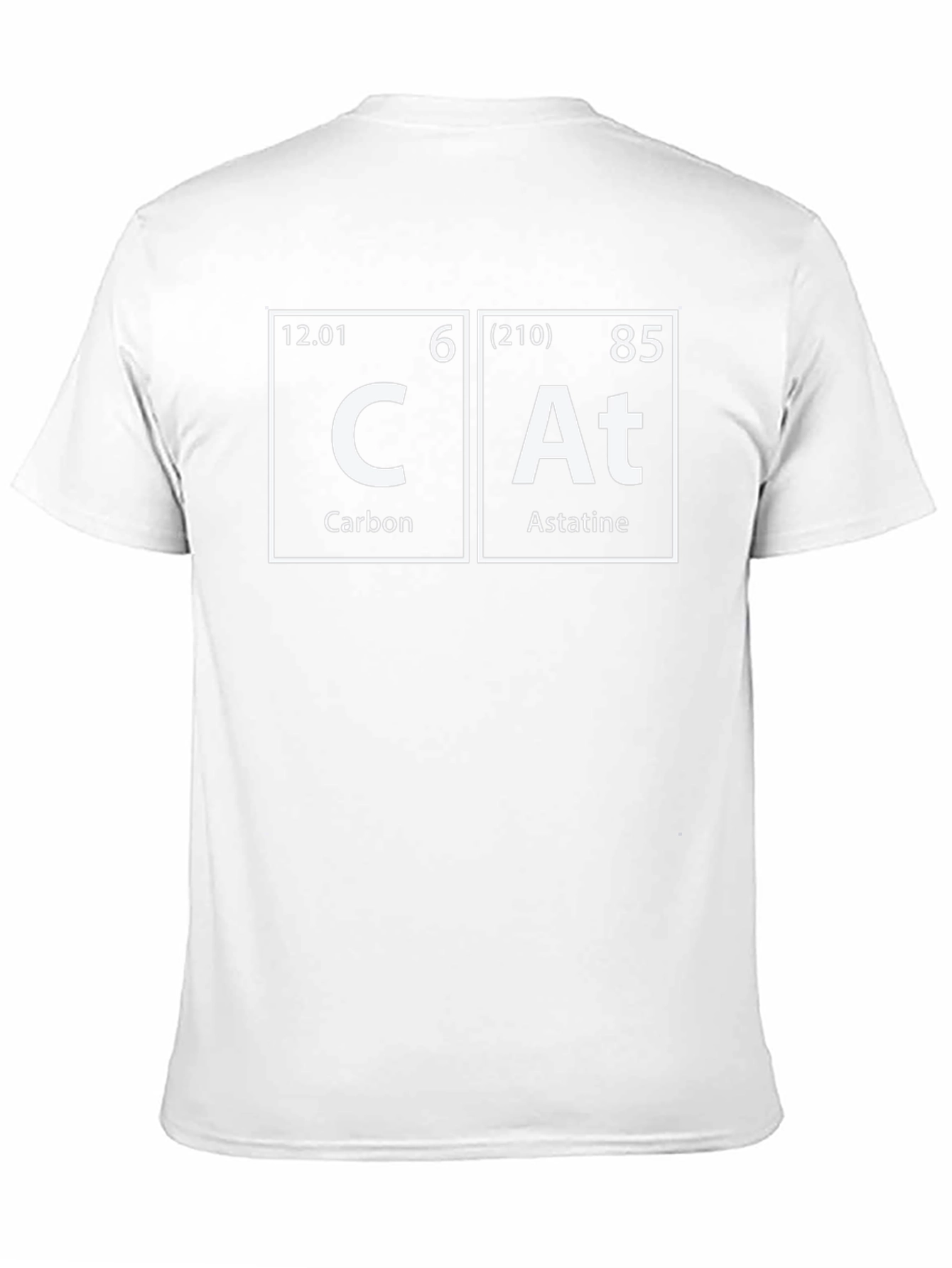 Black Periodic Table CAT T-Shirt view 11