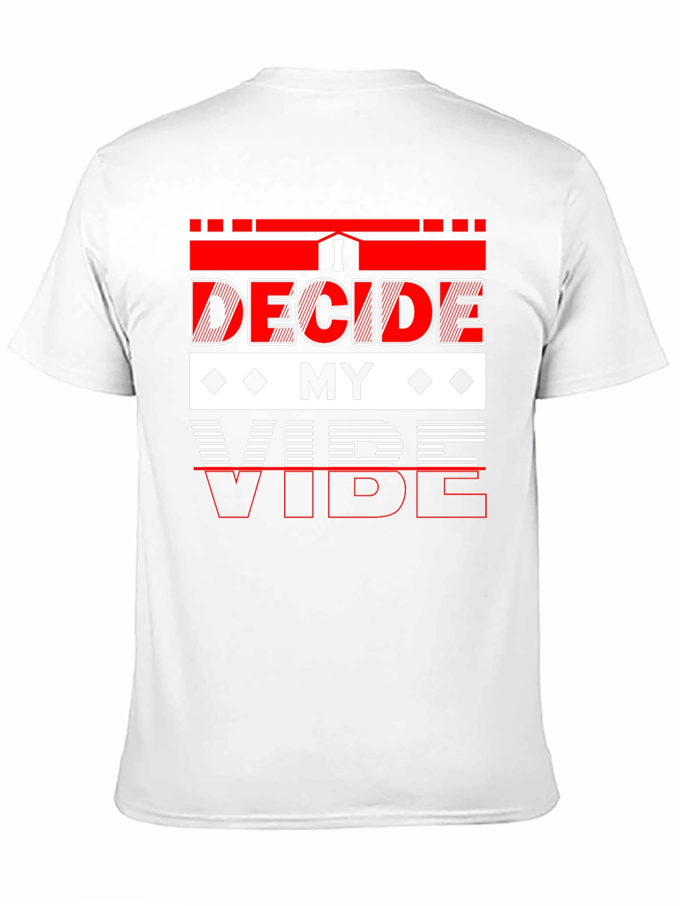 Black I Decide My Vibe Graphic T-Shirt - Stylish Cotton Tee view 11