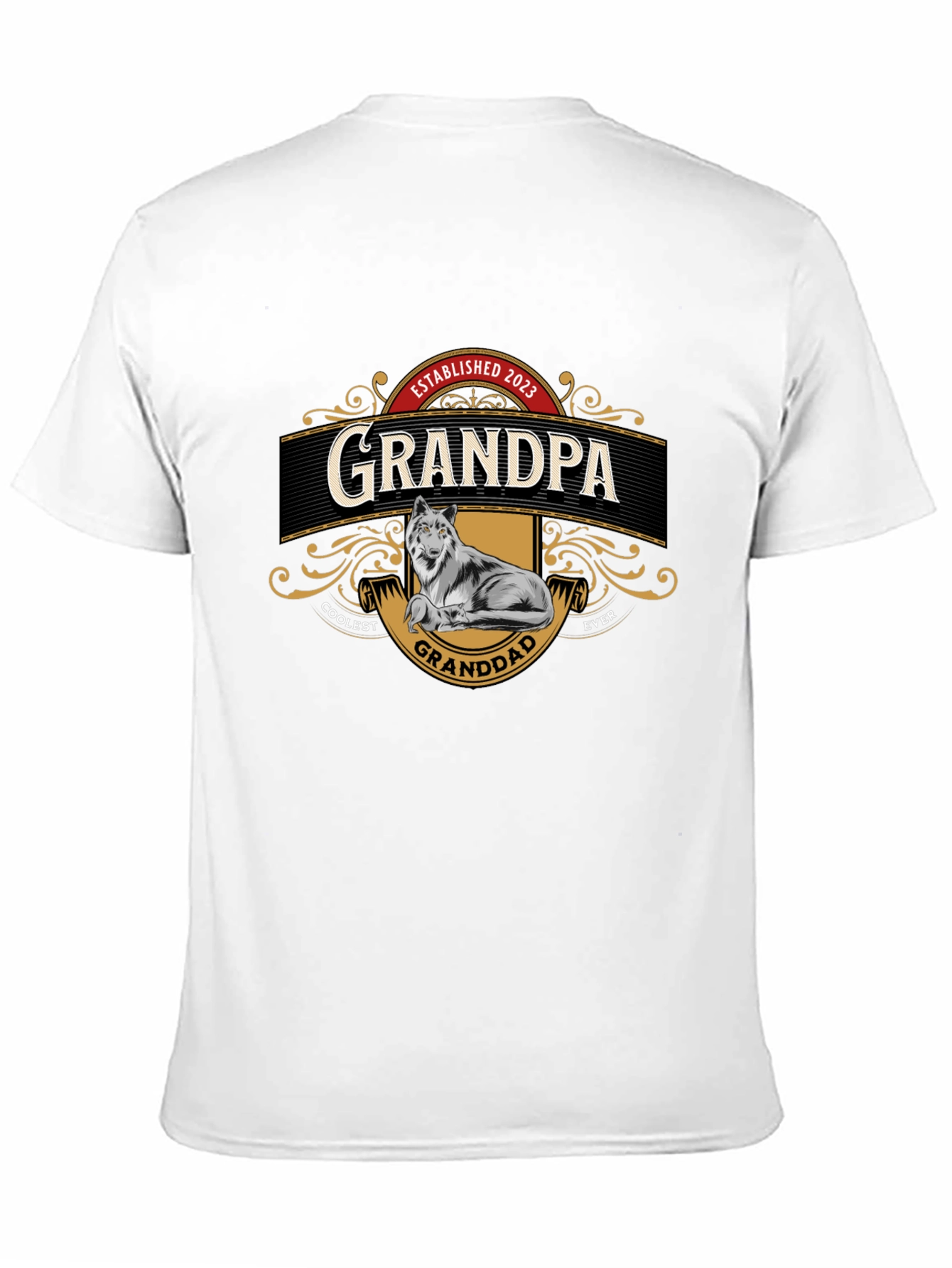Black Coolest Granddad Ever T-Shirt view 11
