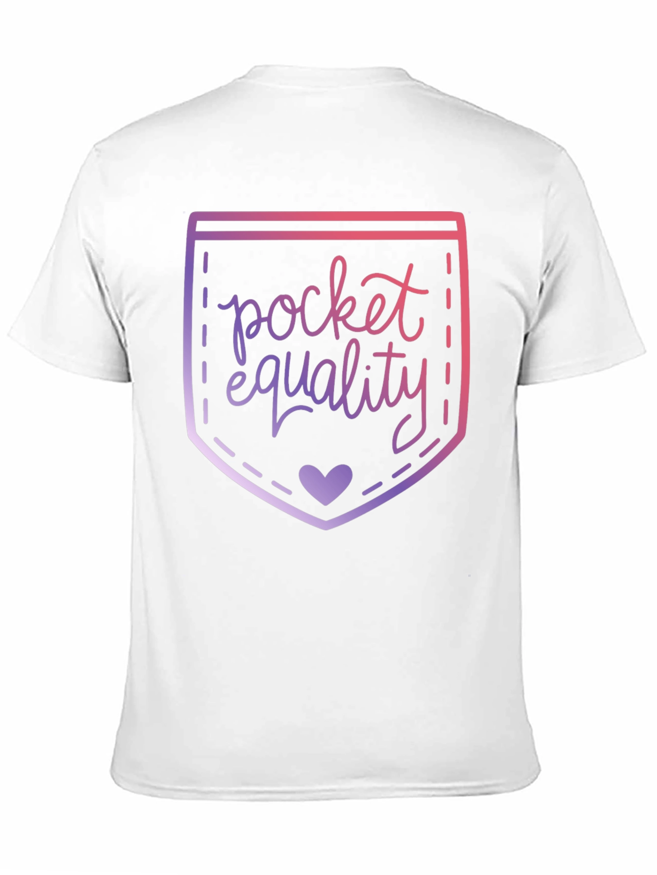 Black Pocket Equality Graphic T-Shirt view 11