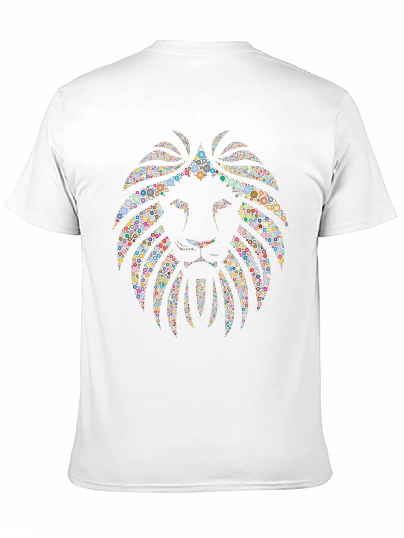 Black Lion Head Graphic Tee - Black T-Shirt view 11