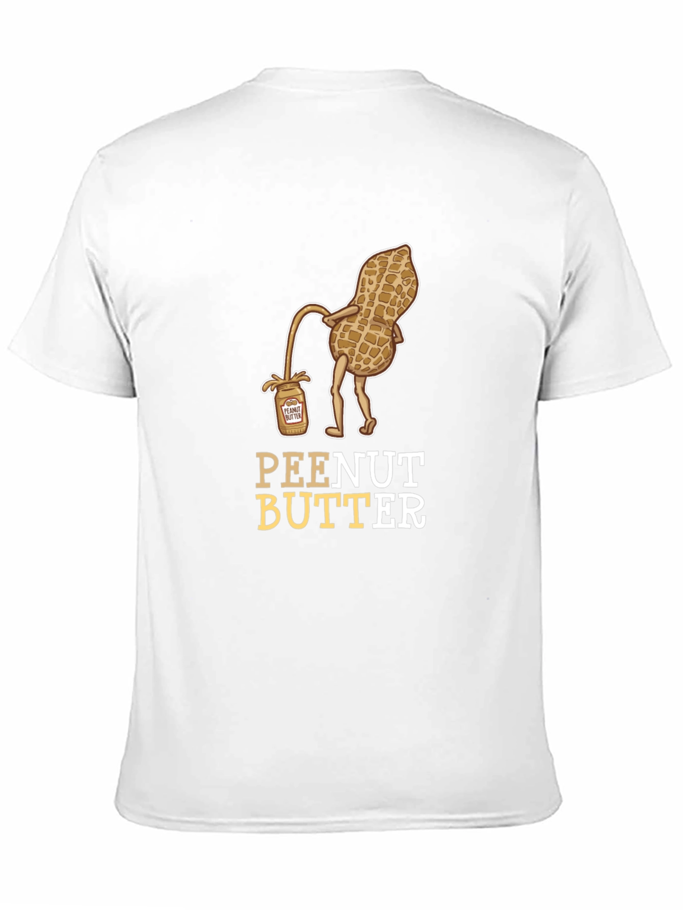 Black Peanut Butter Humor Graphic Tee Shirt view 11