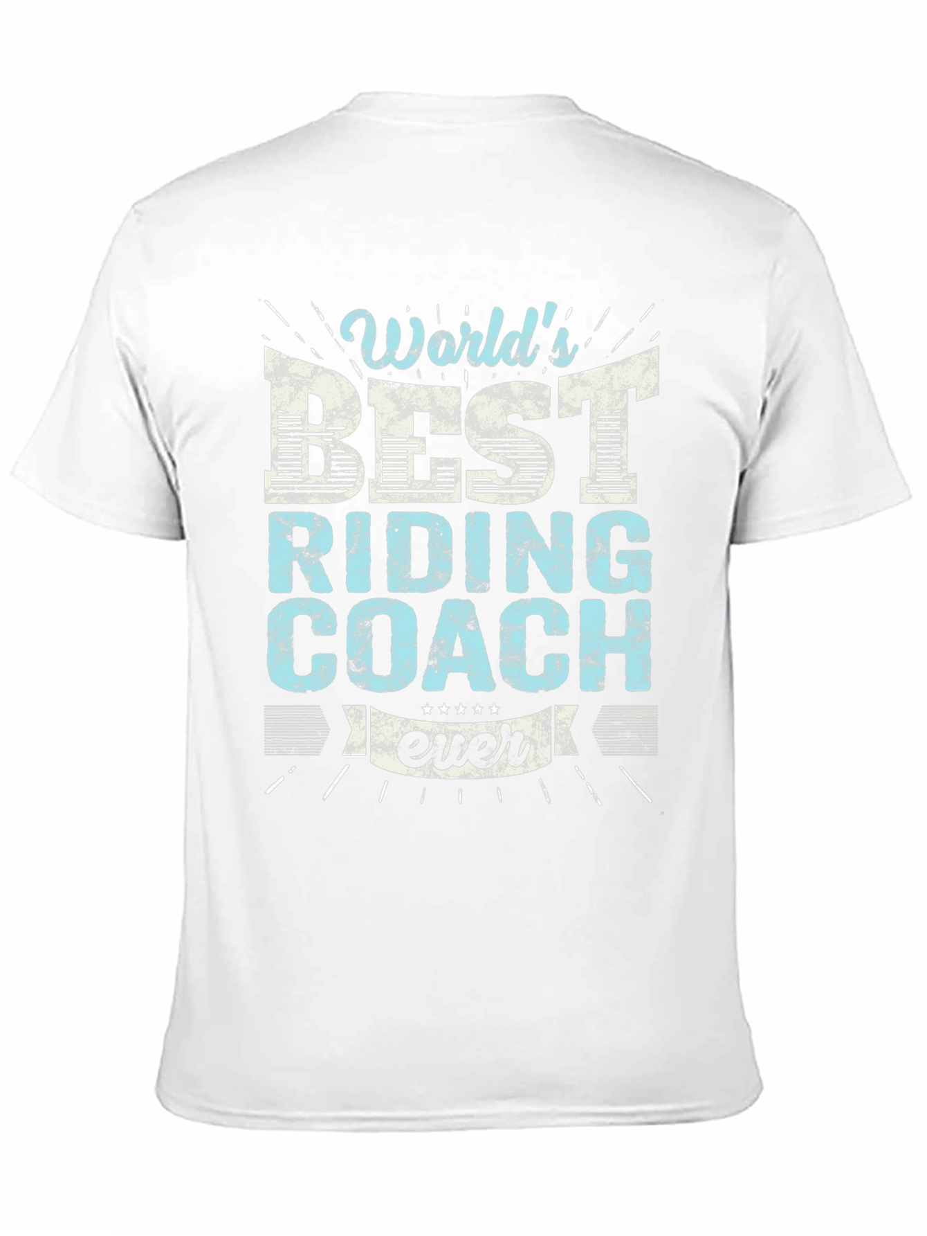 Black World's Best Riding Coach Ever T-Shirt view 11