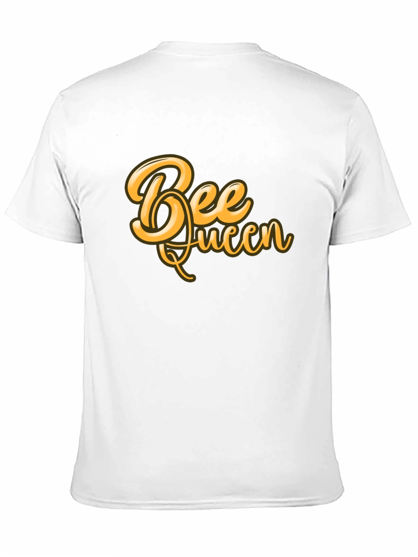 Black Bee Queen Graphic T-Shirt - Black Cotton Blend view 11