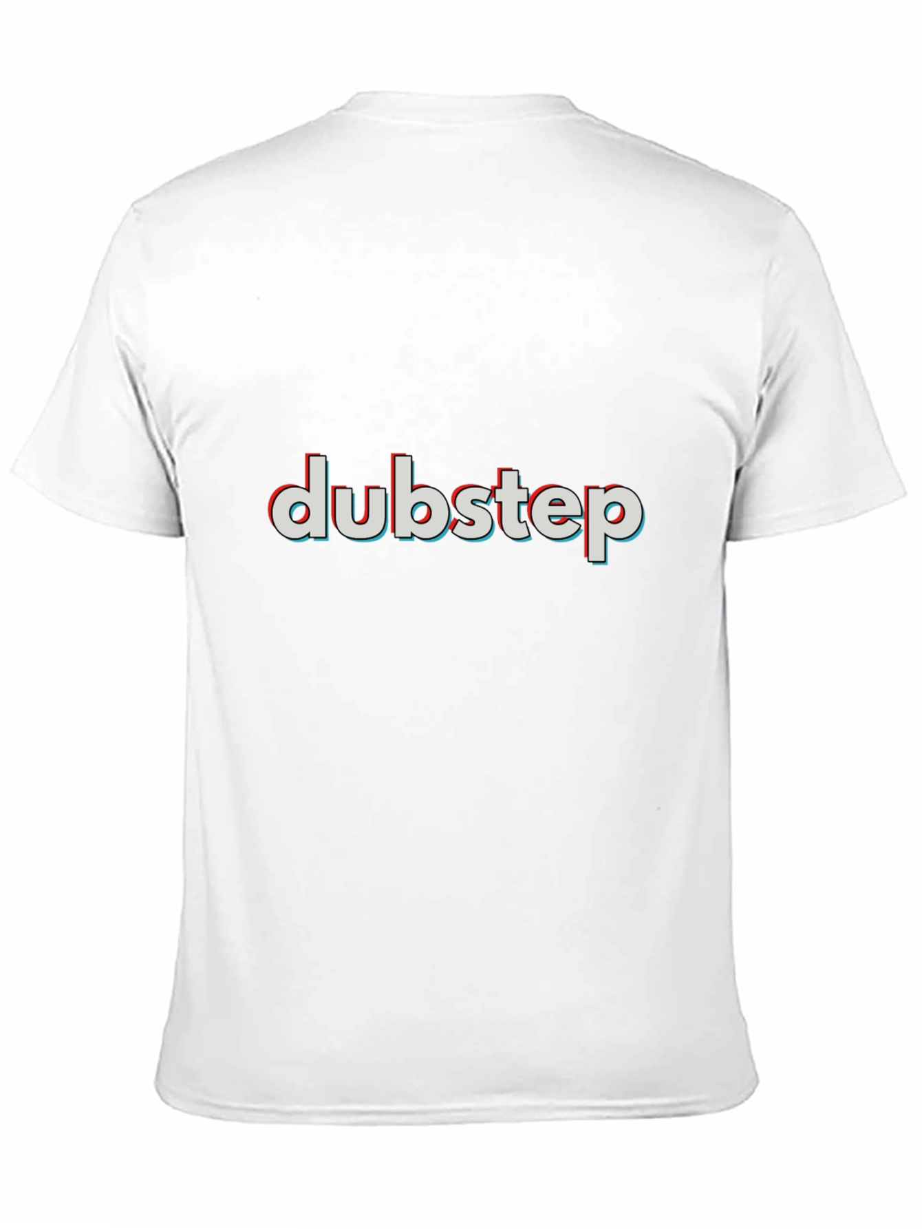 Black Dubstep Graphic Tee - Trendy 3D Effect Print view 11