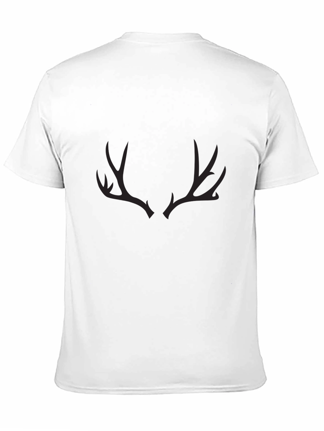 Black Antler Graphic Tee - Black Casual Comfort view 11