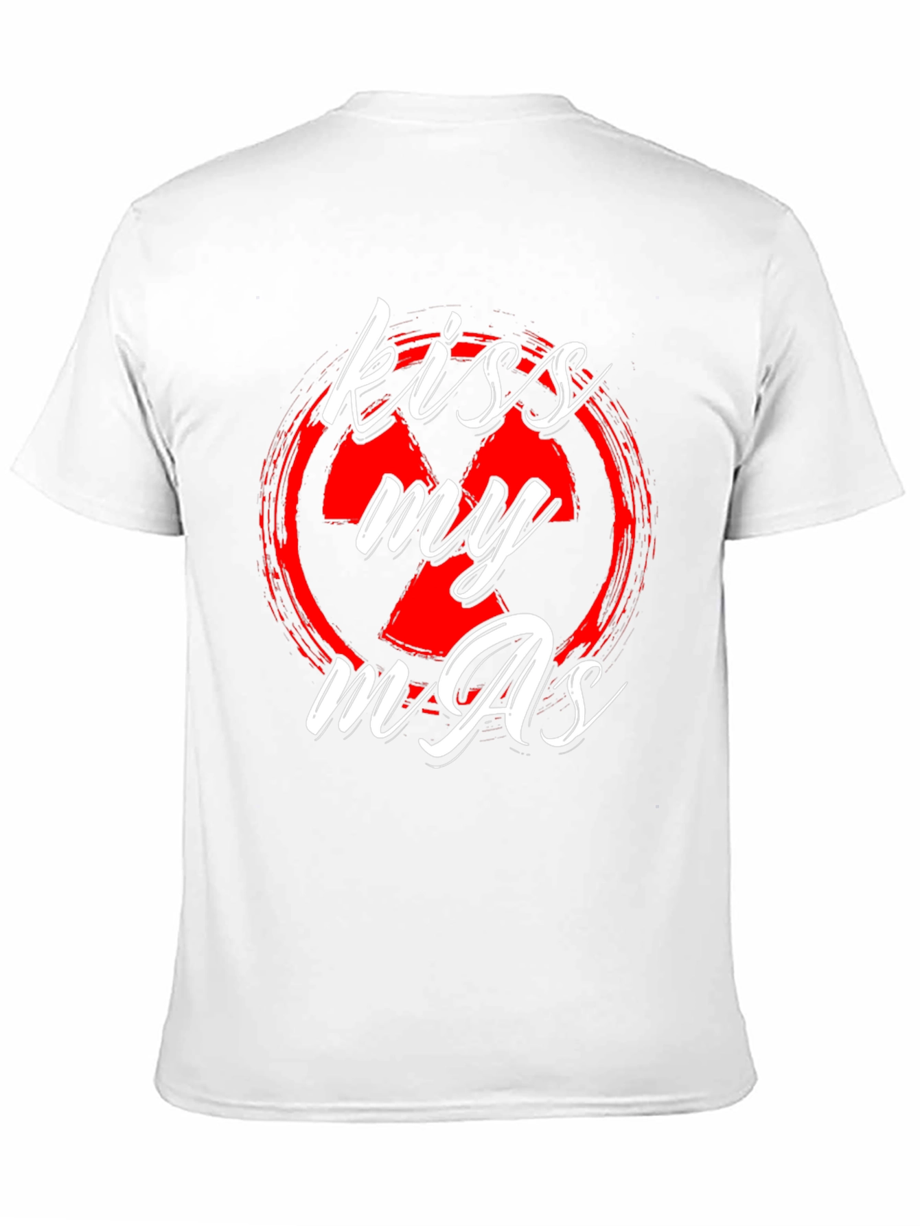 Black Kiss My AS T-Shirt - Black Novelty Tee view 11