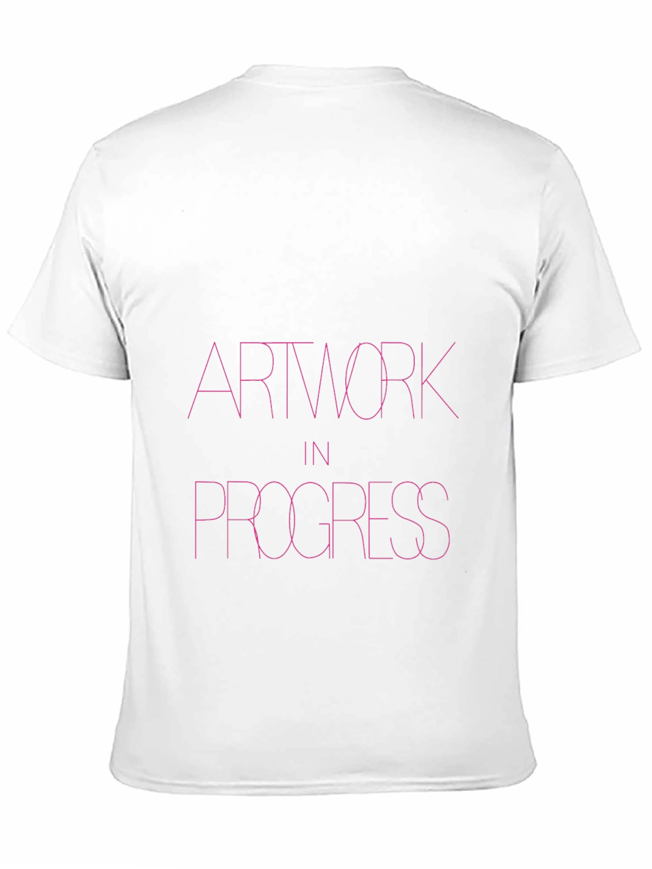 Black Artwork in Progress Graphic Tee view 11