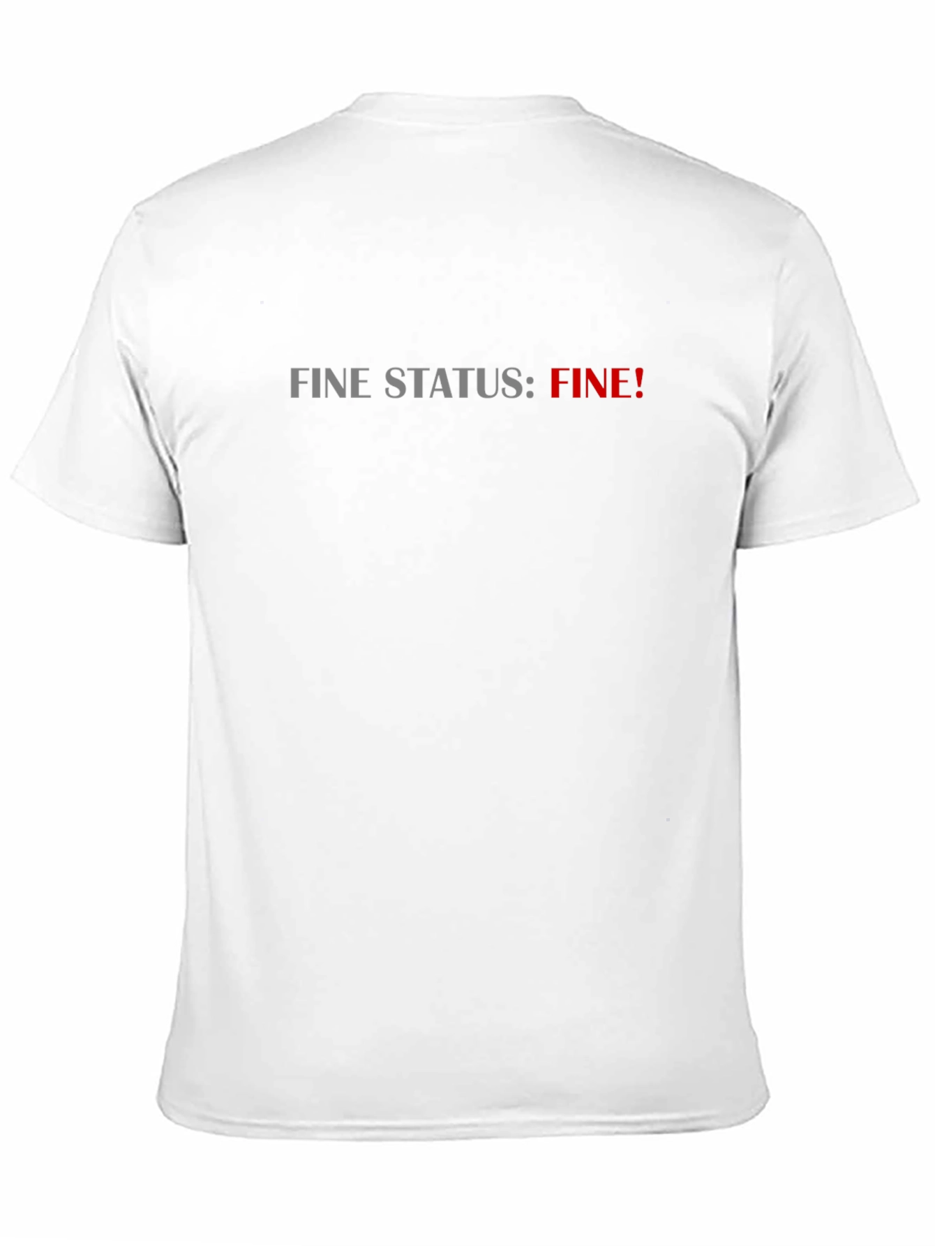 Black Fine Status Fine Black T-Shirt view 11