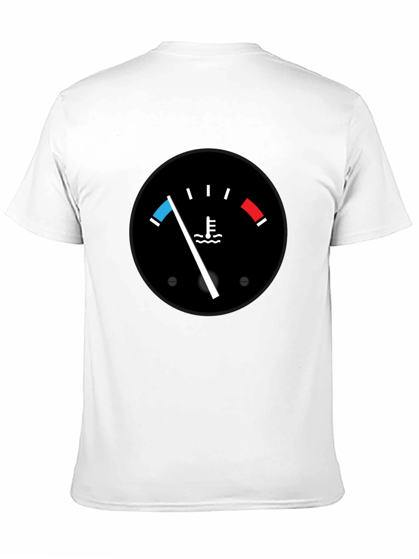 Black Coolant Gauge Black T-Shirt view 11