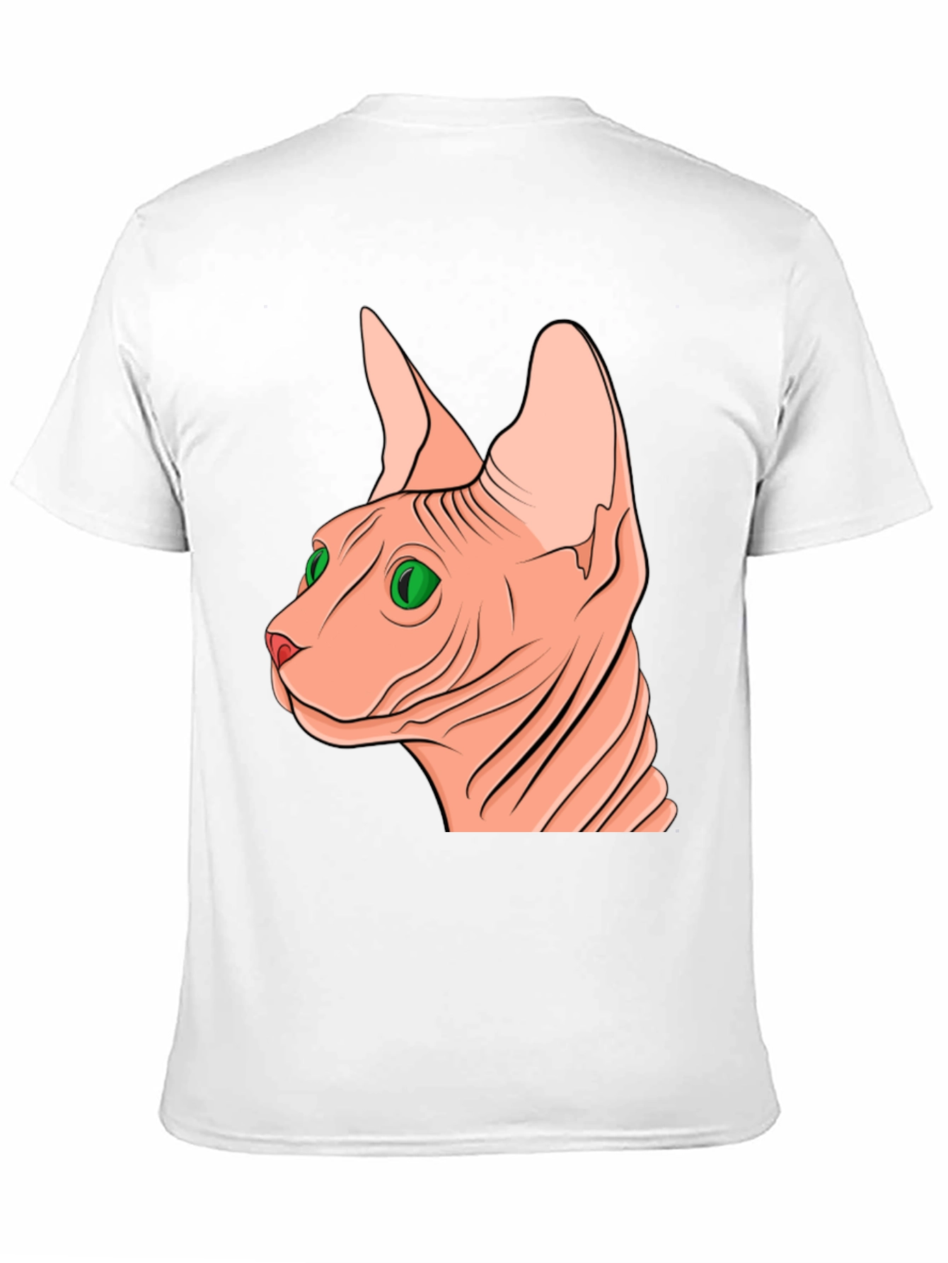 Black Sphynx Cat Graphic Tee - Unique Design view 11