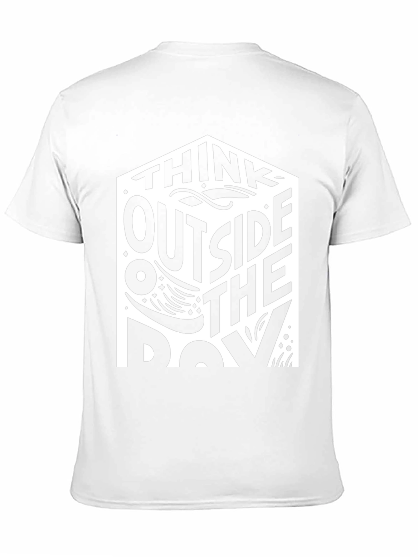 Black Think Outside the Box T-Shirt view 11