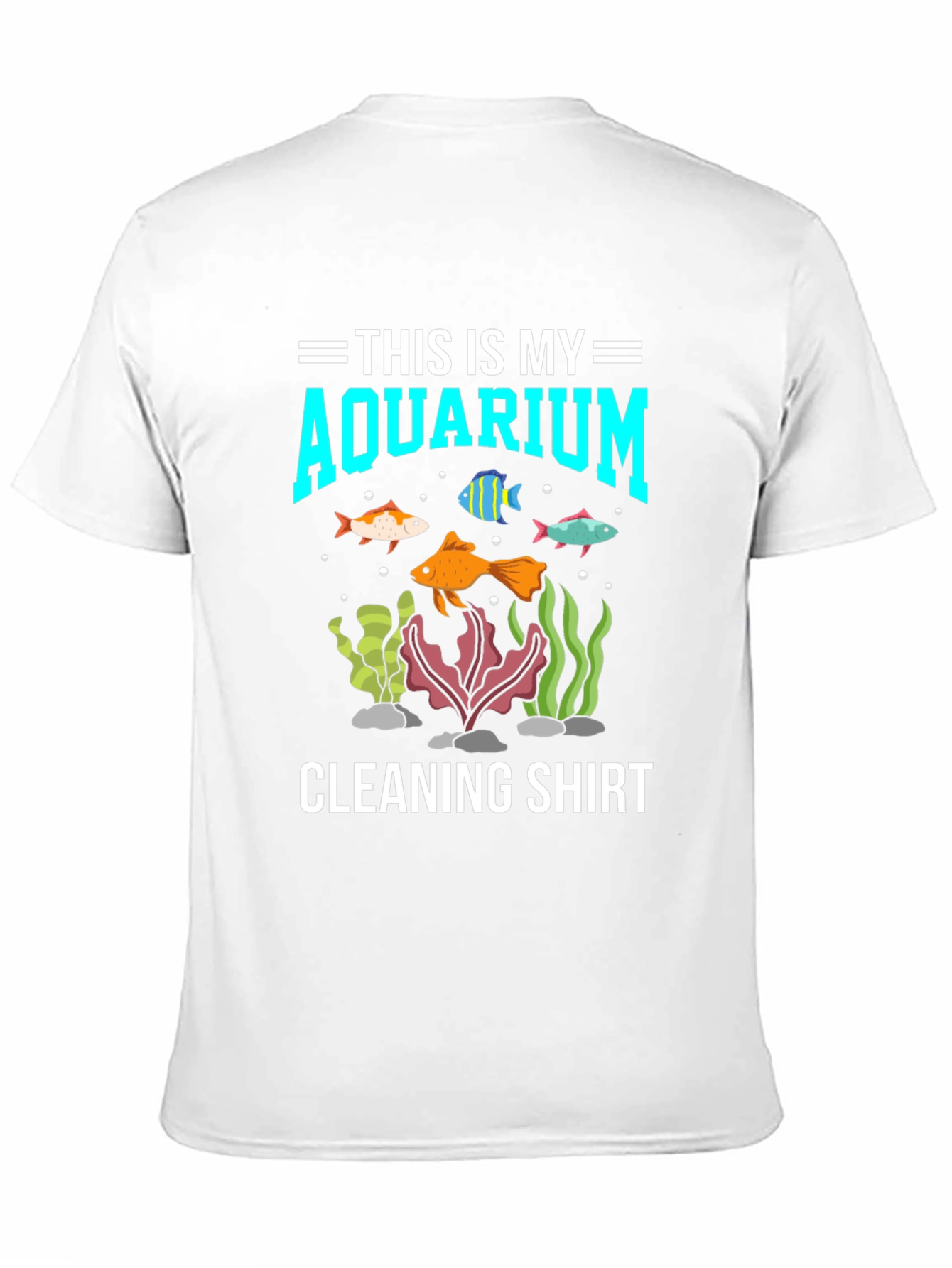 Black Aquarium Cleaning Shirt - Funny Fish Keeper Tee view 11