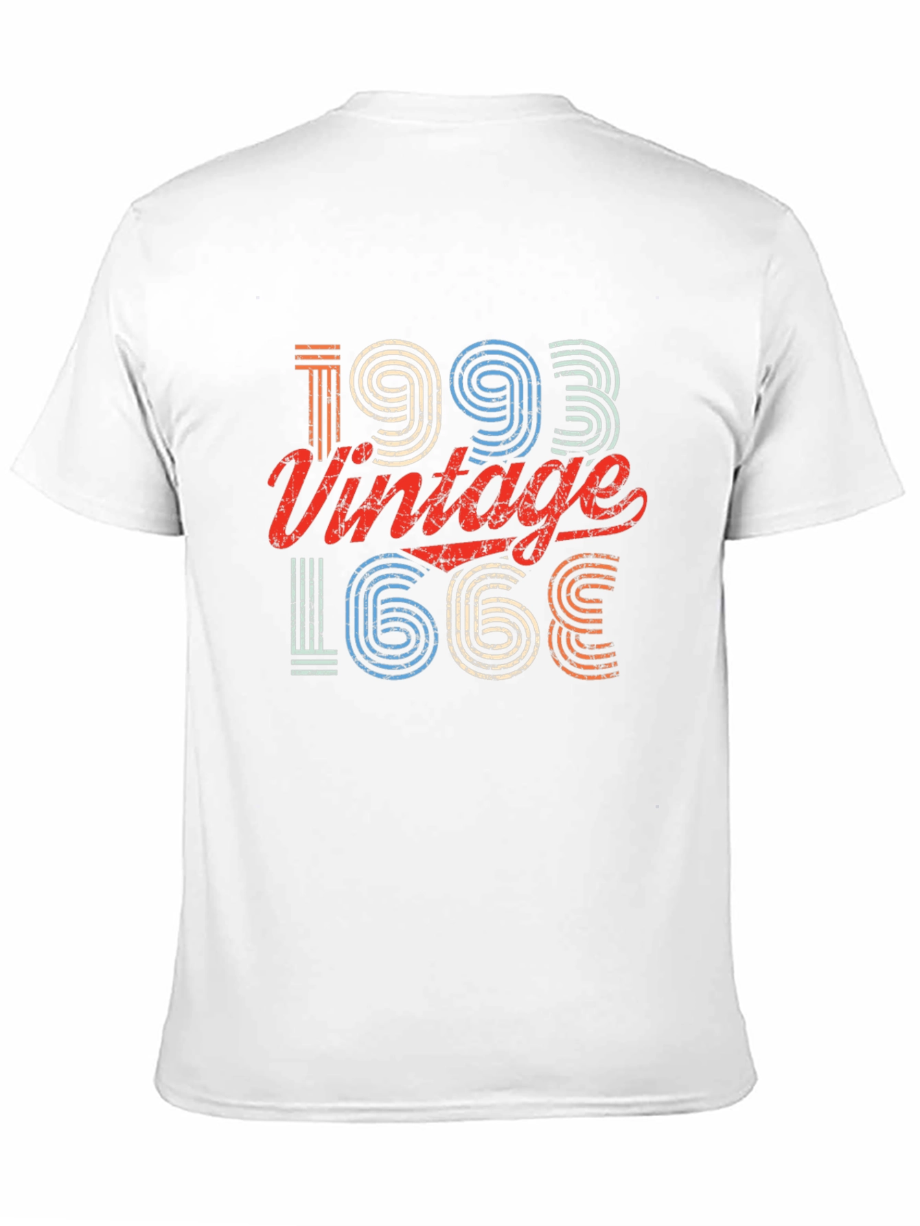 Black Vintage 1993 Graphic Tee - Retro Style view 11