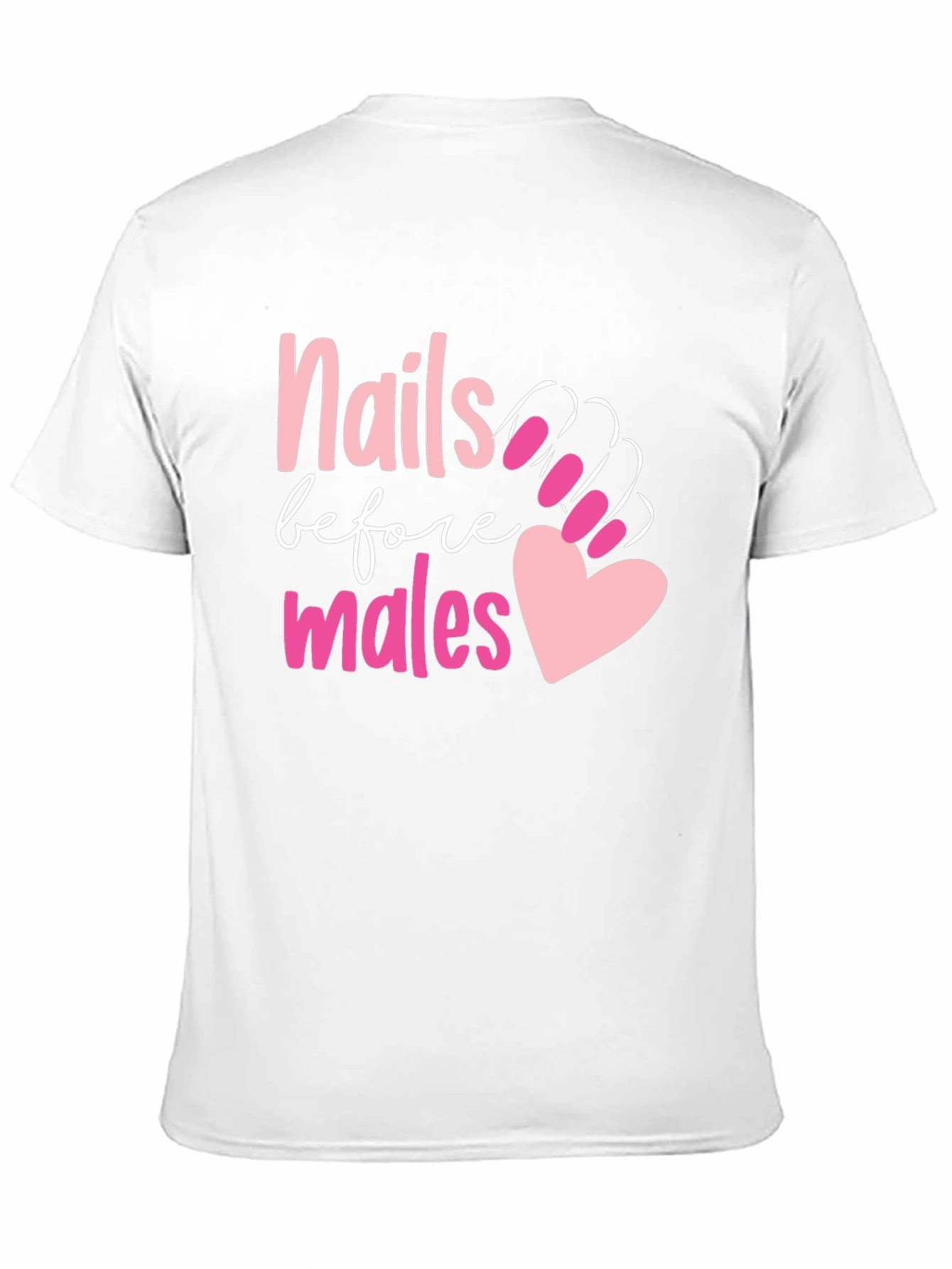 Black Nails Before Males Graphic Tee view 11