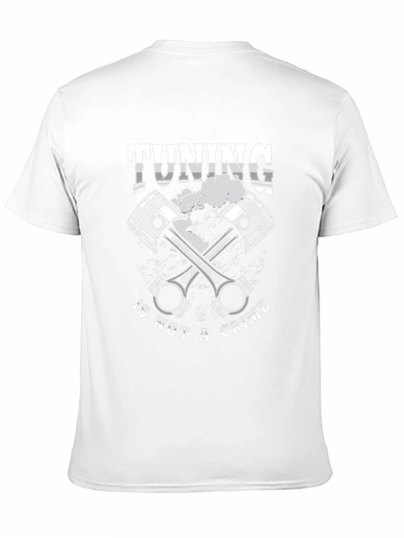 Black Tuning Is Not A Crime Graphic Tee view 11