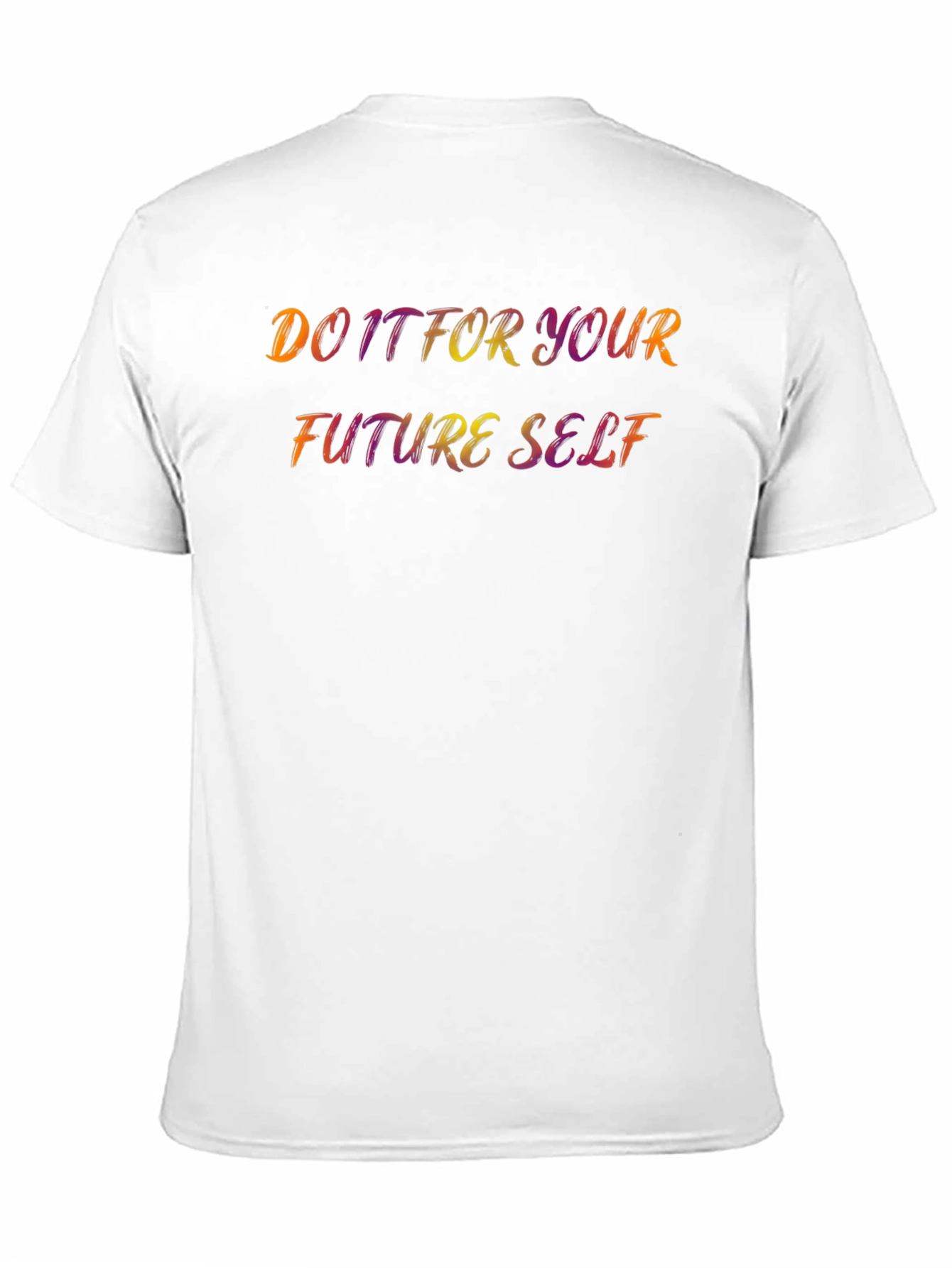 Black Motivational 'Do It For Your Future Self' T-Shirt view 11