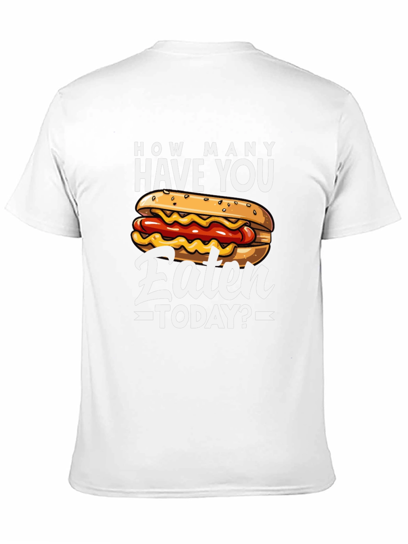 Black Hot Dog Graphic T-Shirt - Funny Foodie Tee view 11