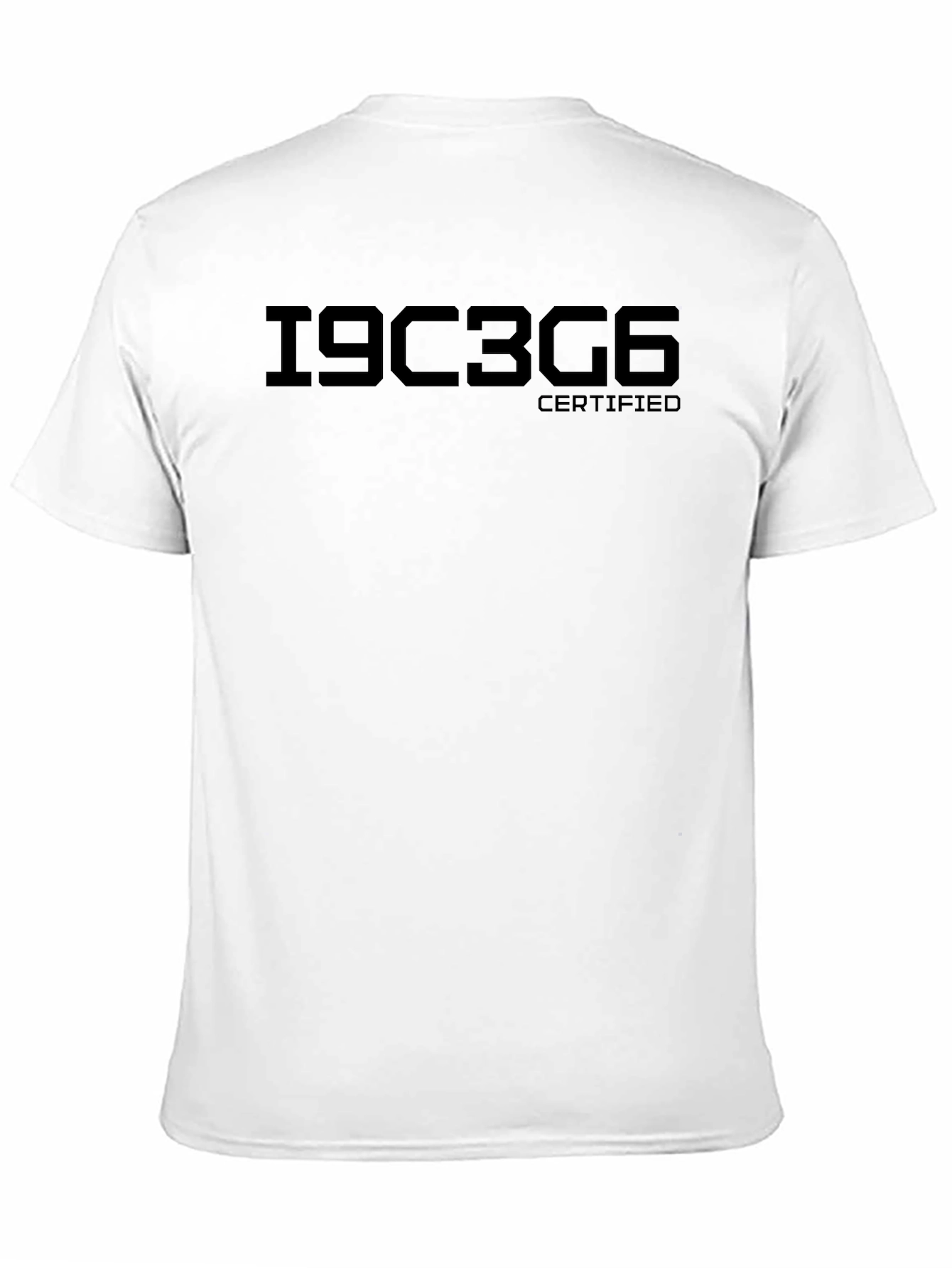 Black I9C3G6 Certified Black T-Shirt view 11