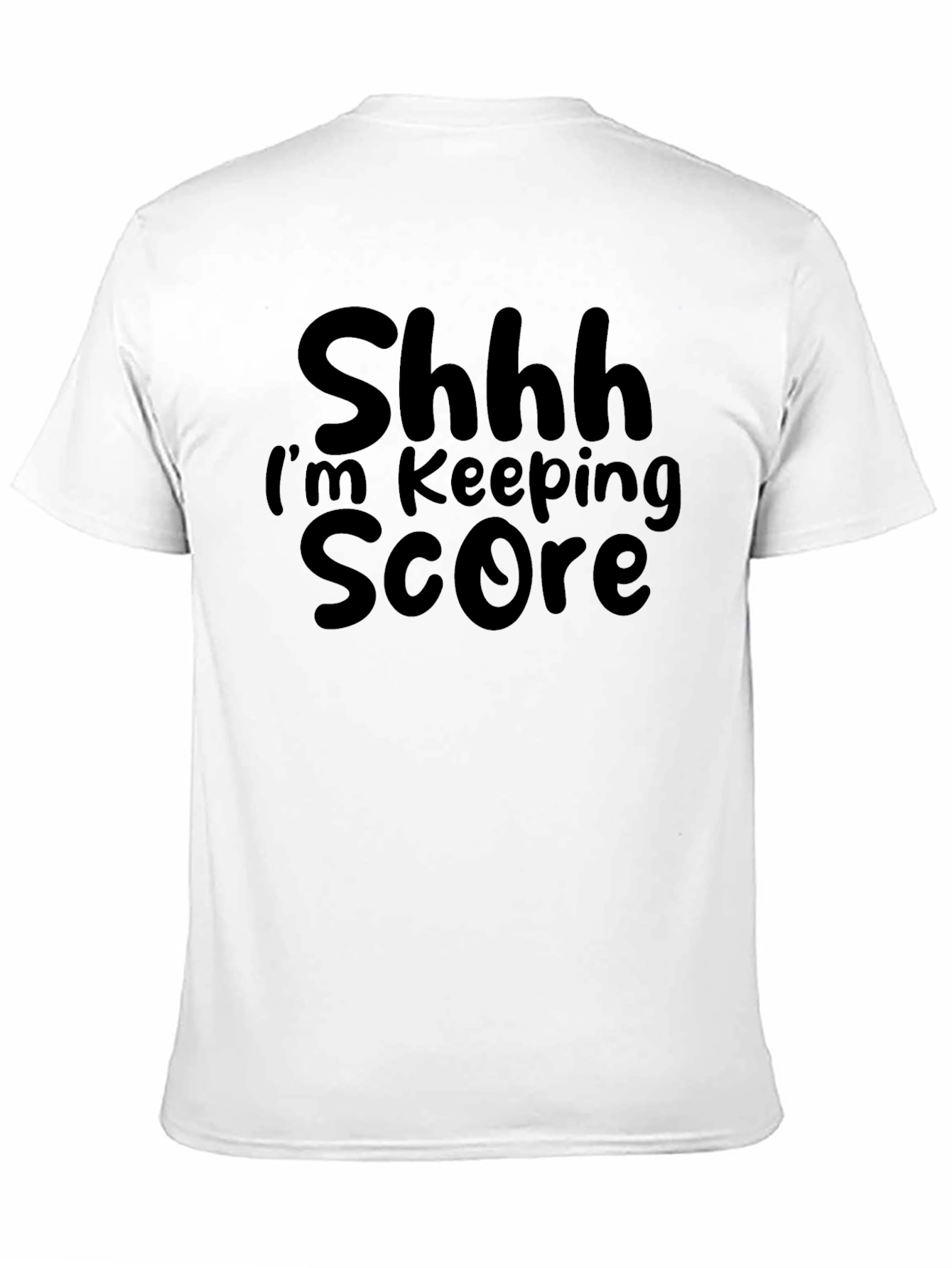Black Shhh I'm Keeping Score T-Shirt - Funny Sarcastic Tee view 11