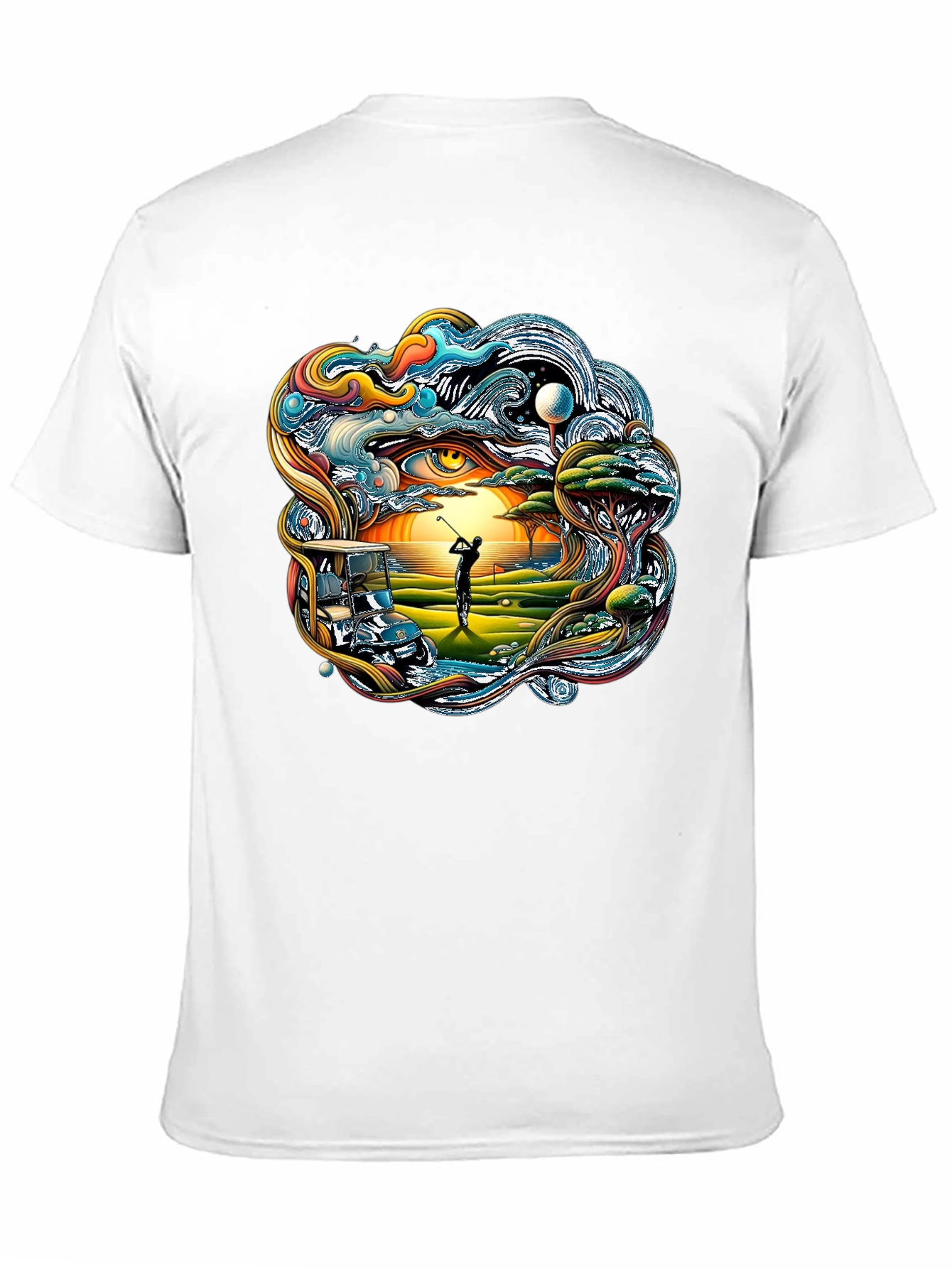 Black Golf Course Dreamscape Tee view 11